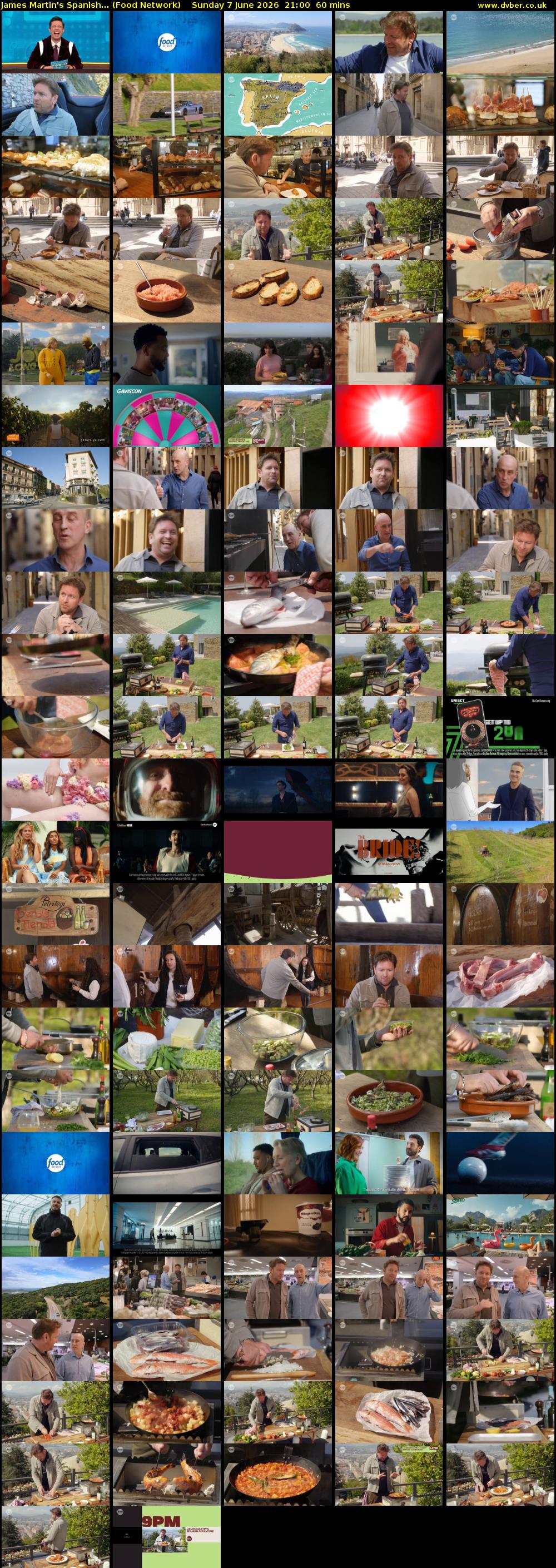 James Martin's Spanish... (Food Network) Sunday 7 June 2026 21:00 - 22:00