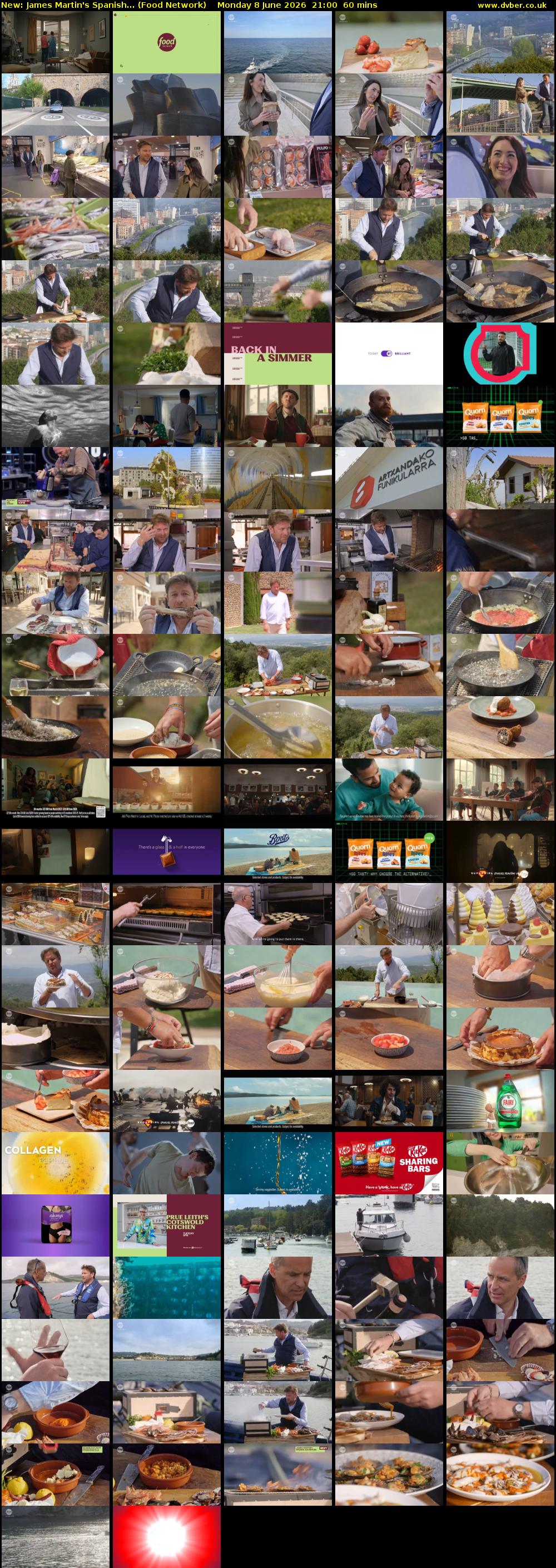 James Martin's Spanish... (Food Network) Monday 8 June 2026 21:00 - 22:00