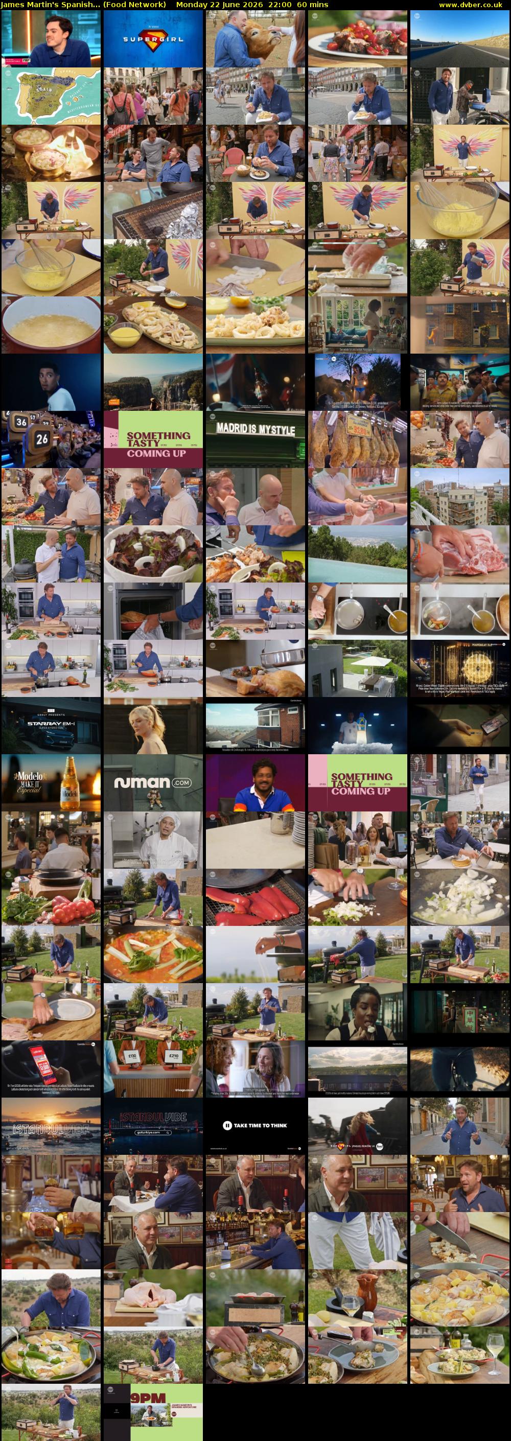 James Martin's Spanish... (Food Network) Monday 22 June 2026 22:00 - 23:00