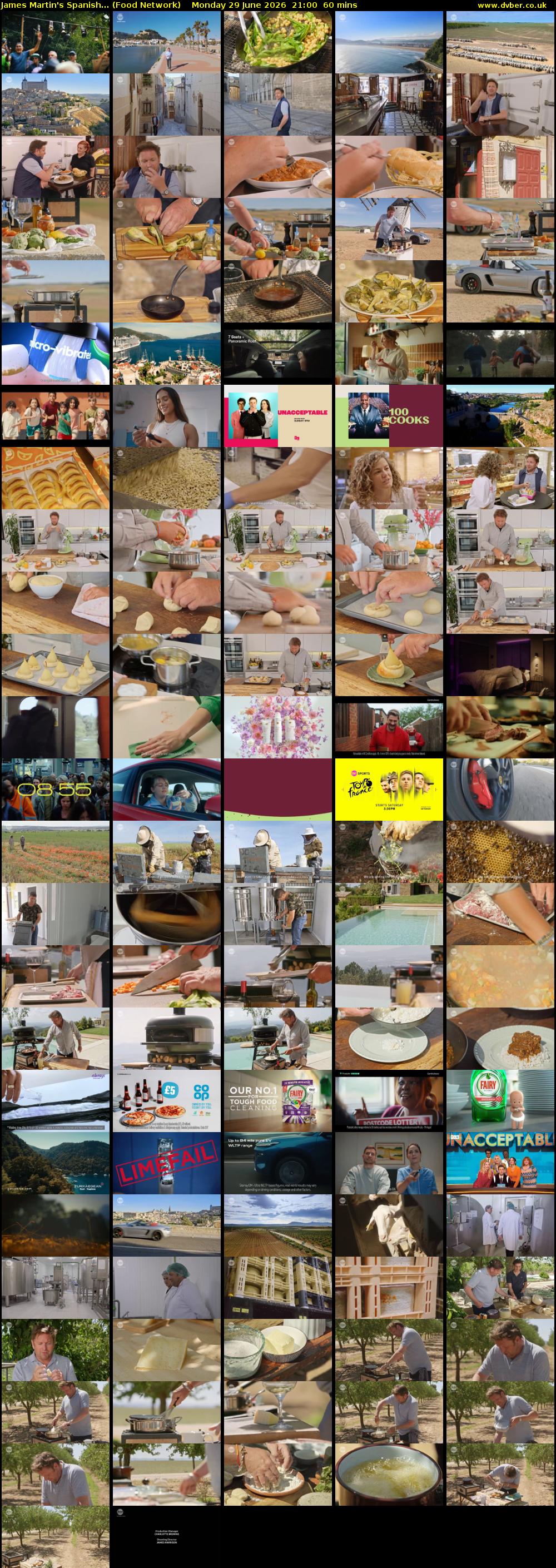 James Martin's Spanish... (Food Network) Monday 29 June 2026 21:00 - 22:00