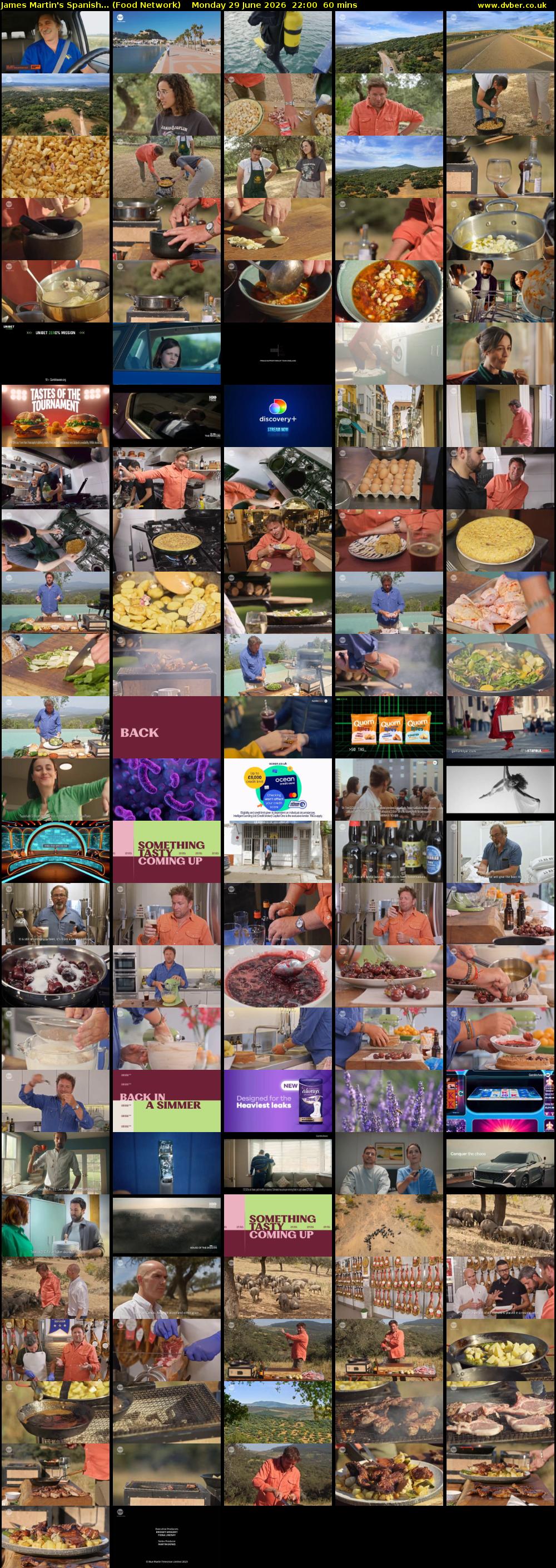 James Martin's Spanish... (Food Network) Monday 29 June 2026 22:00 - 23:00