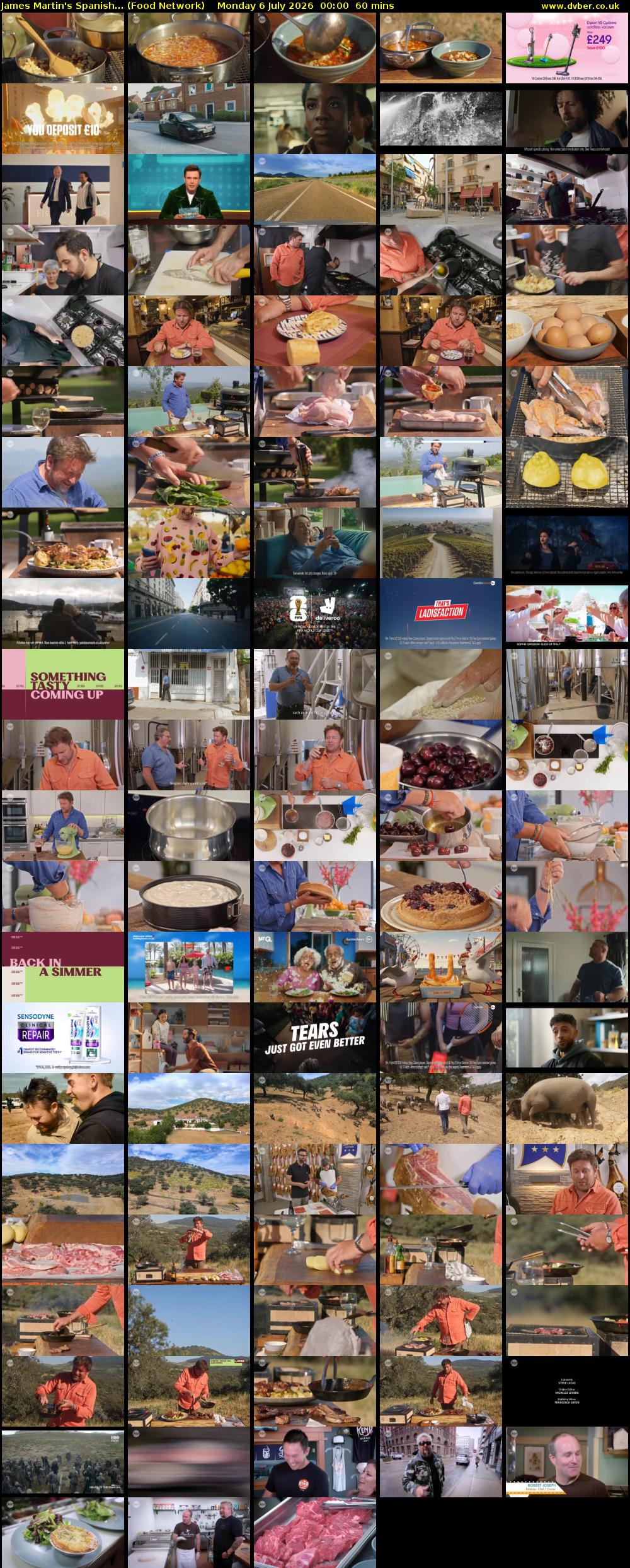 James Martin's Spanish... (Food Network) Monday 6 July 2026 00:00 - 01:00