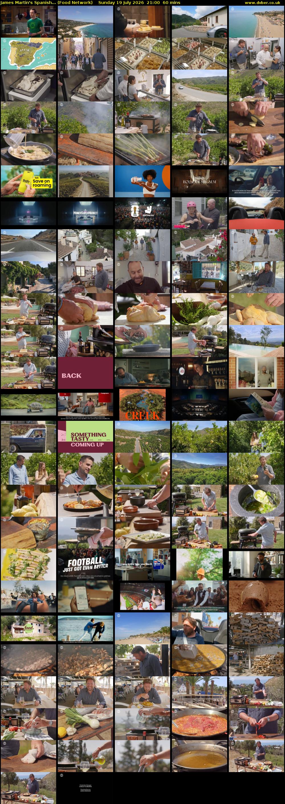 James Martin's Spanish... (Food Network) Sunday 19 July 2026 21:00 - 22:00