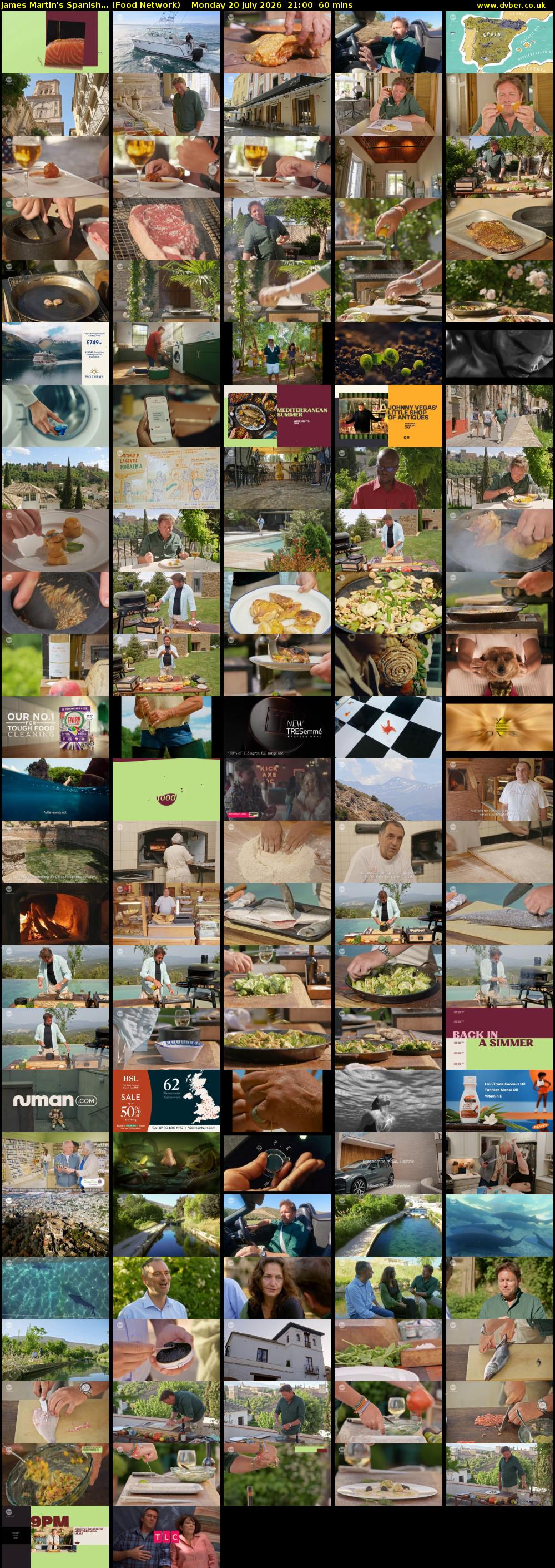 James Martin's Spanish... (Food Network) Monday 20 July 2026 21:00 - 22:00