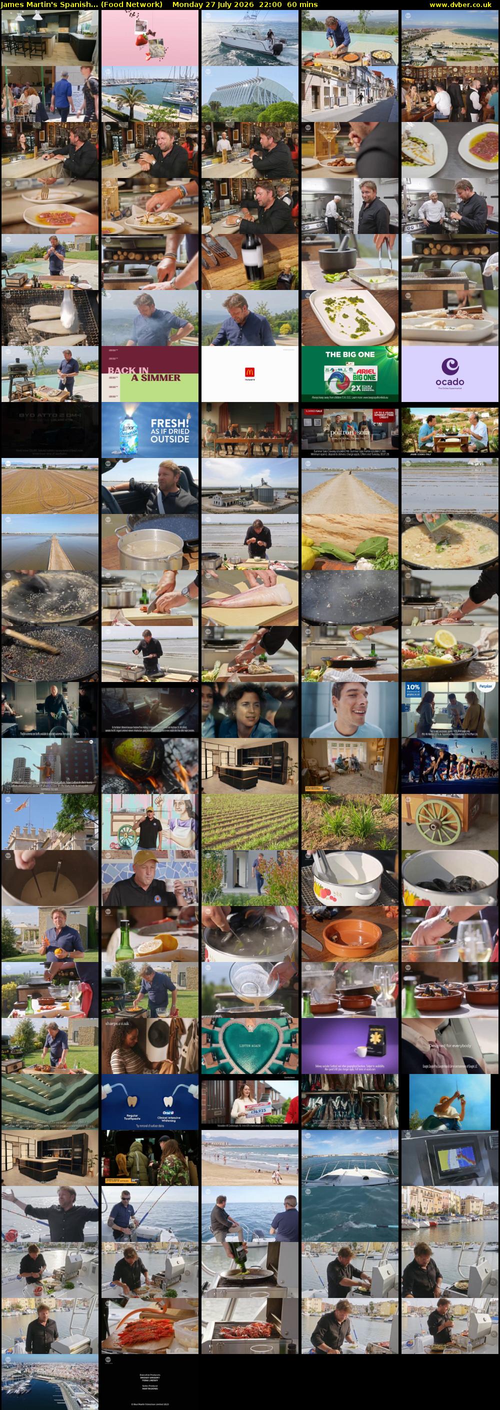 James Martin's Spanish... (Food Network) Monday 27 July 2026 22:00 - 23:00