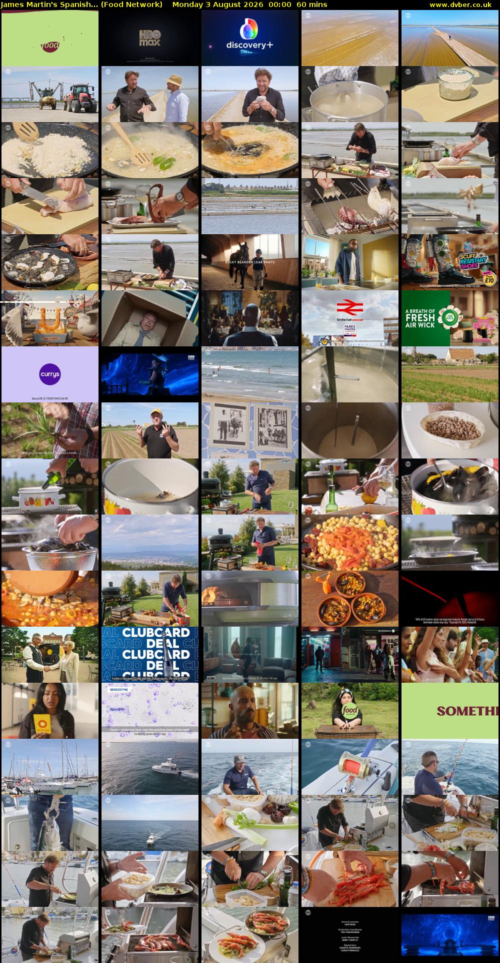 James Martin's Spanish... (Food Network) Monday 3 August 2026 00:00 - 01:00
