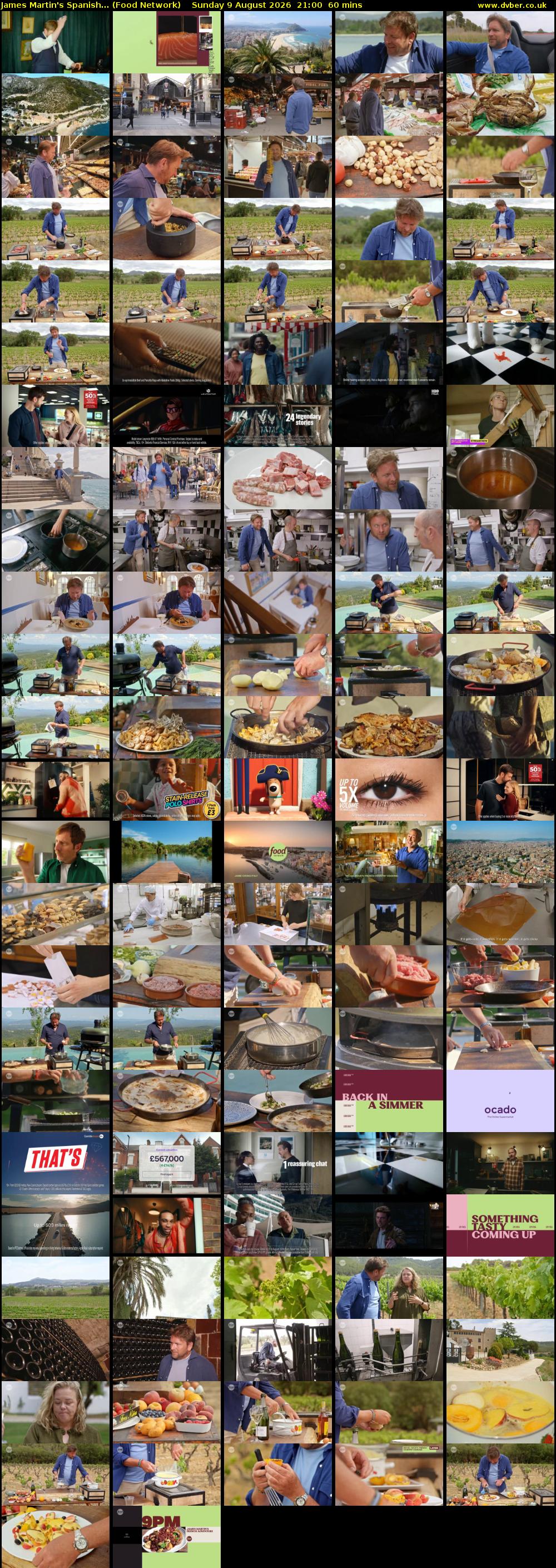 James Martin's Spanish... (Food Network) Sunday 9 August 2026 21:00 - 22:00