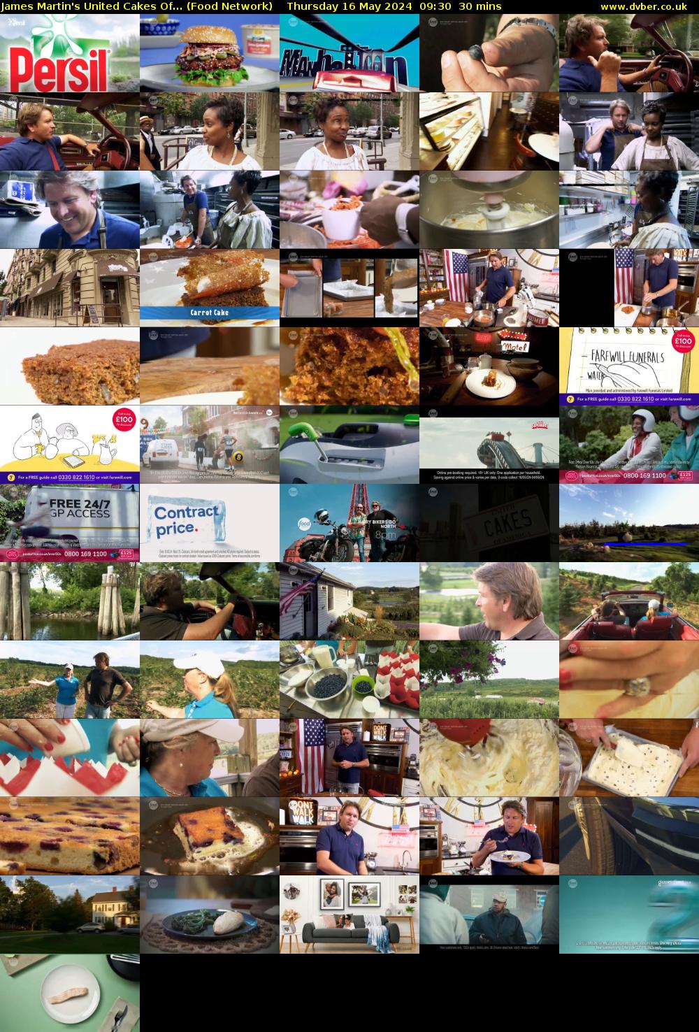 James Martin's United Cakes Of... (Food Network) Thursday 16 May 2024 09:30 - 10:00