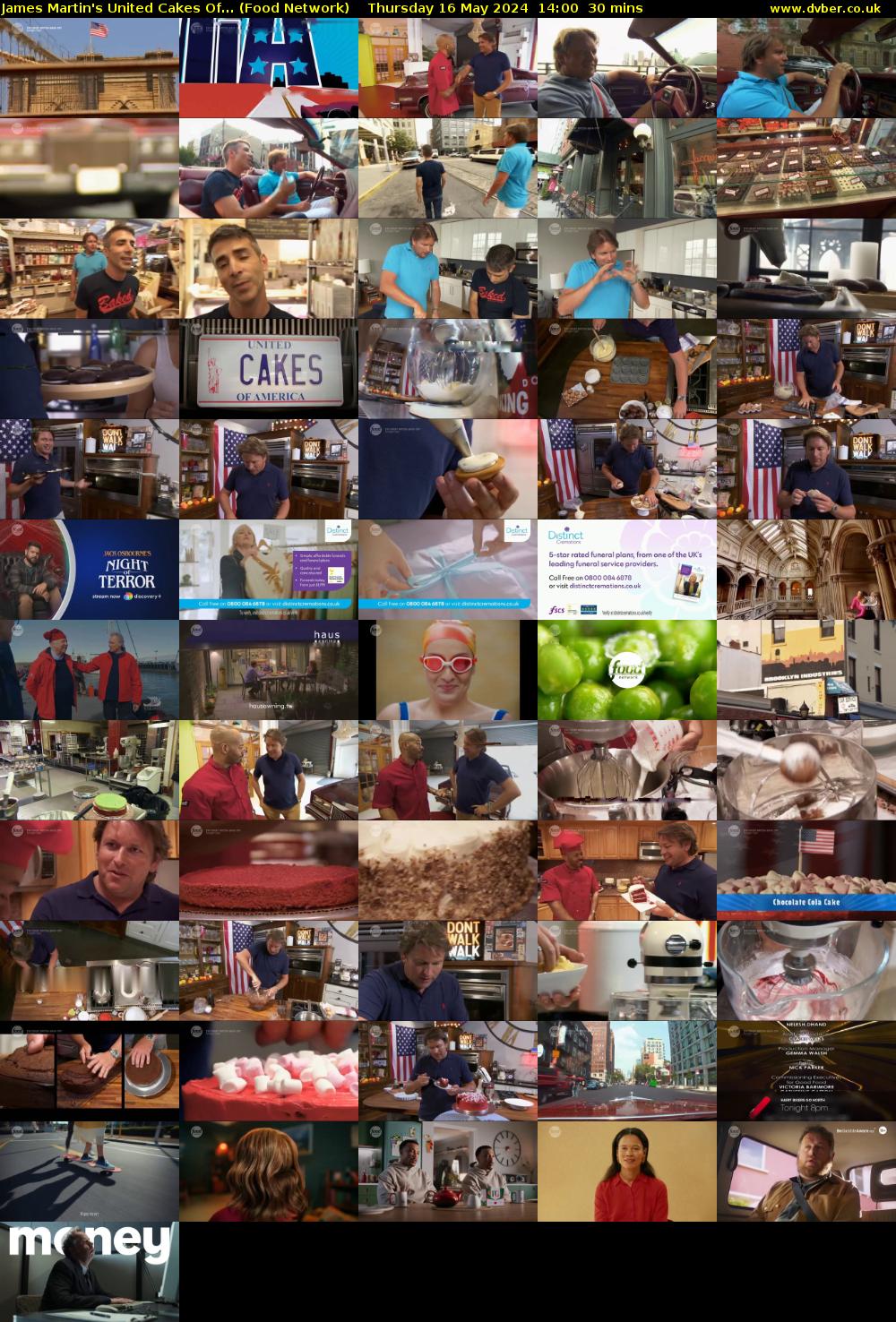 James Martin's United Cakes Of... (Food Network) Thursday 16 May 2024 14:00 - 14:30