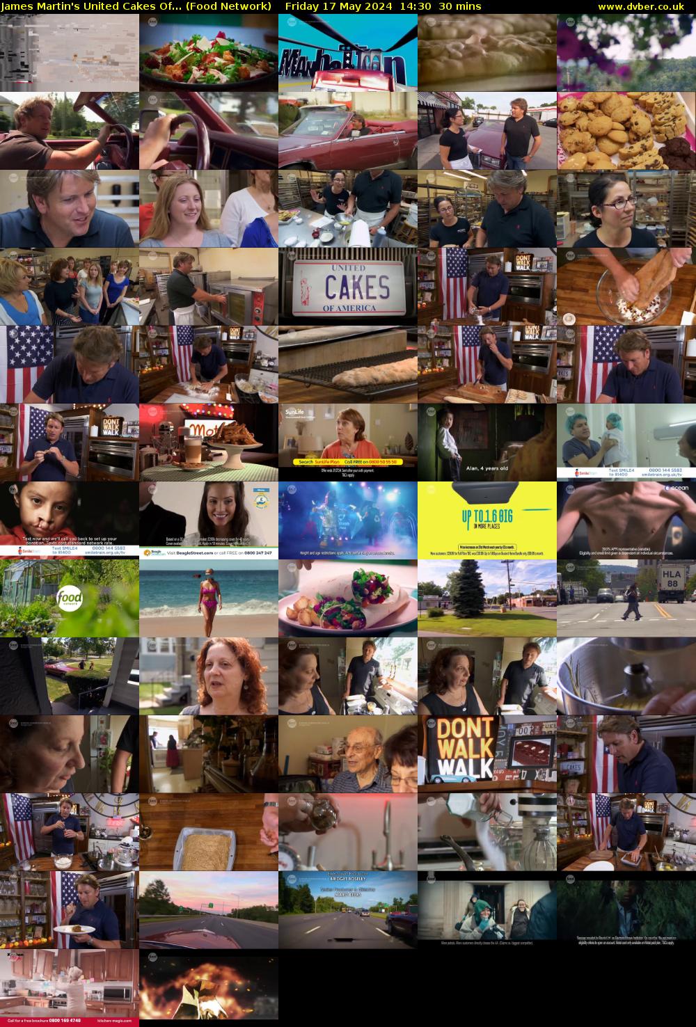 James Martin's United Cakes Of... (Food Network) Friday 17 May 2024 14:30 - 15:00