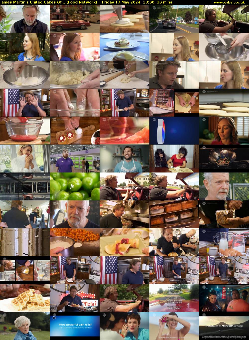 James Martin's United Cakes Of... (Food Network) Friday 17 May 2024 18:00 - 18:30