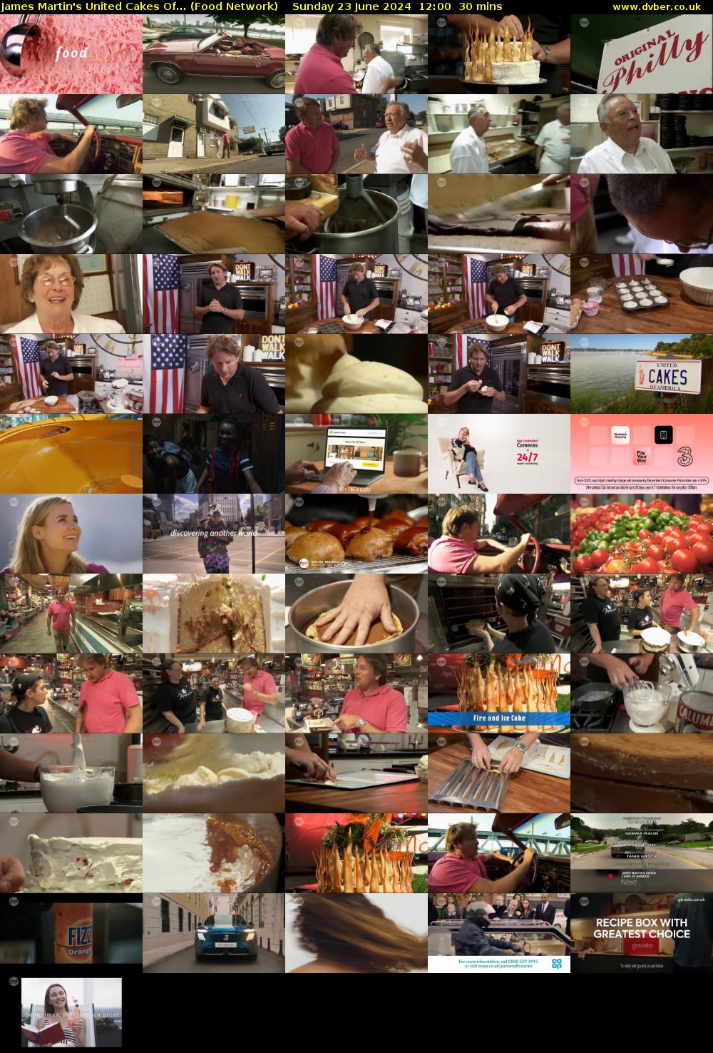 James Martin's United Cakes Of... (Food Network) Sunday 23 June 2024 12:00 - 12:30