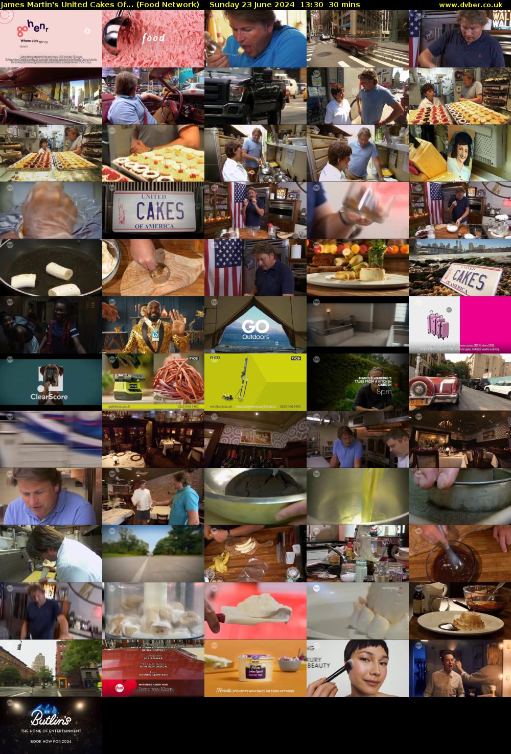 James Martin's United Cakes Of... (Food Network) Sunday 23 June 2024 13:30 - 14:00