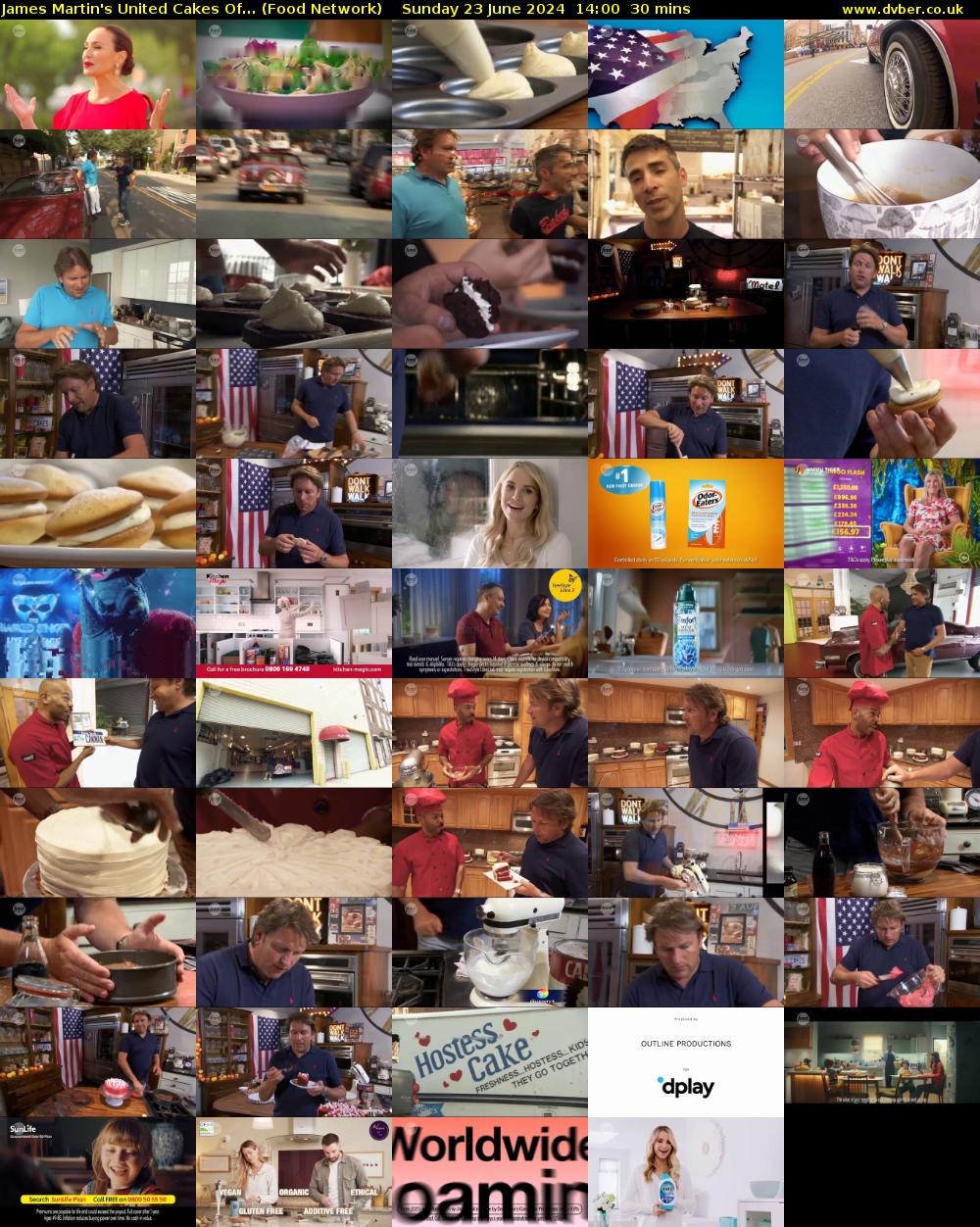 James Martin's United Cakes Of... (Food Network) Sunday 23 June 2024 14:00 - 14:30