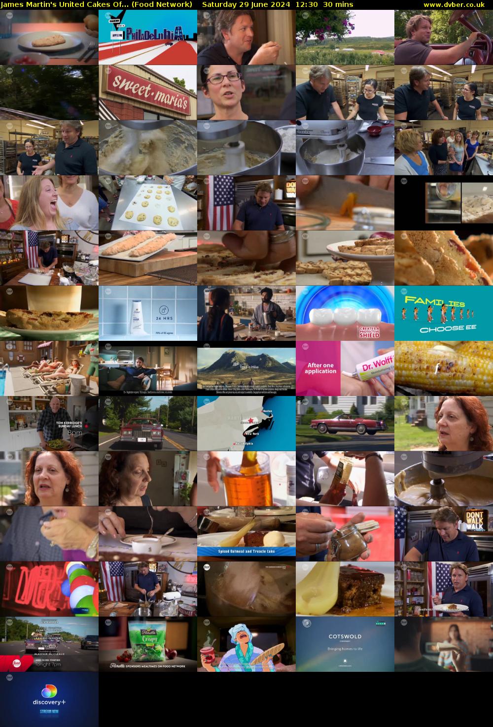 James Martin's United Cakes Of... (Food Network) Saturday 29 June 2024 12:30 - 13:00