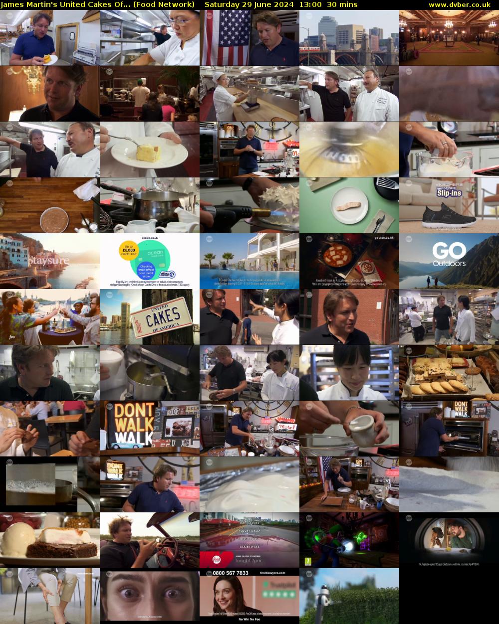 James Martin's United Cakes Of... (Food Network) Saturday 29 June 2024 13:00 - 13:30