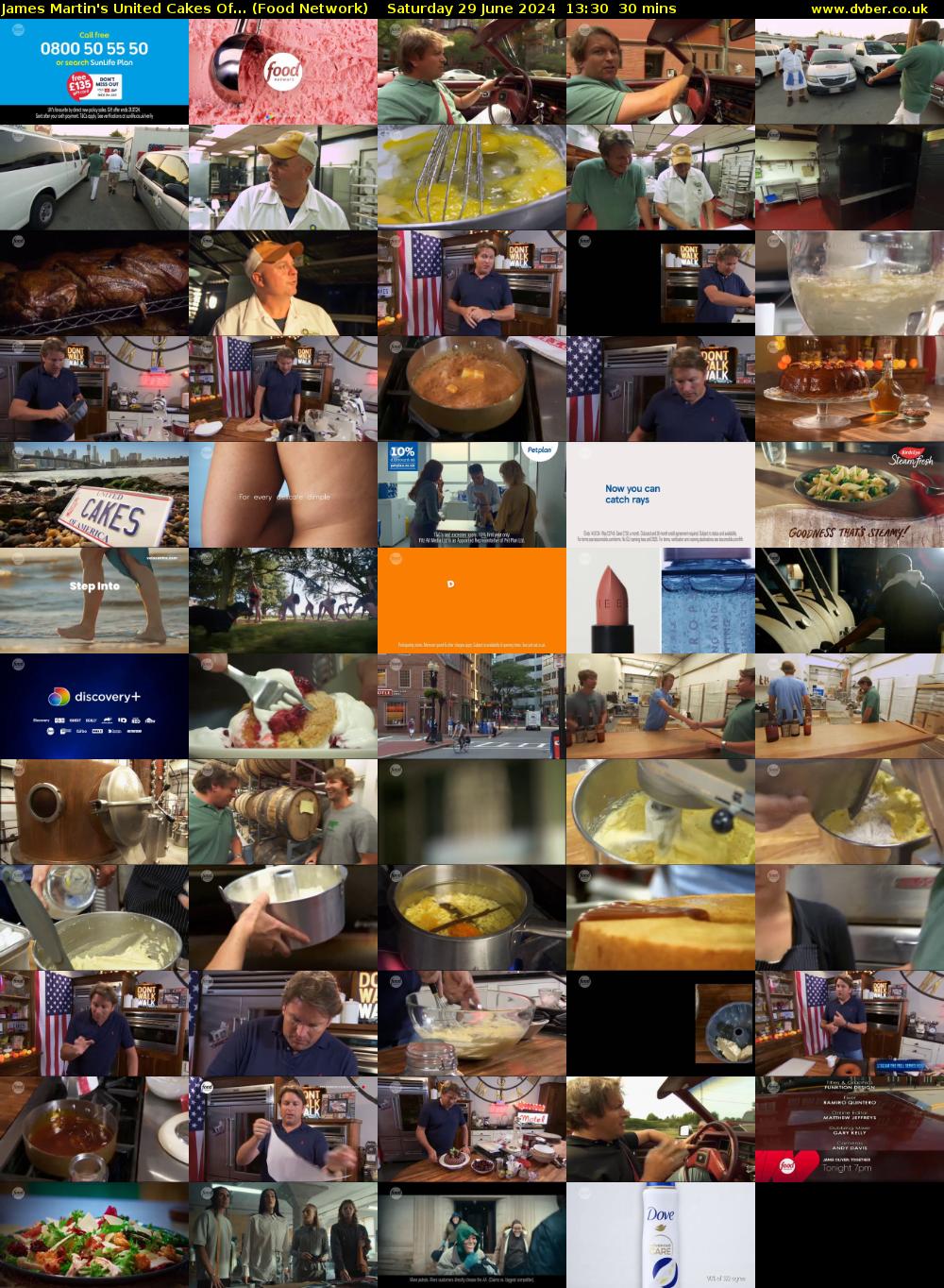 James Martin's United Cakes Of... (Food Network) Saturday 29 June 2024 13:30 - 14:00
