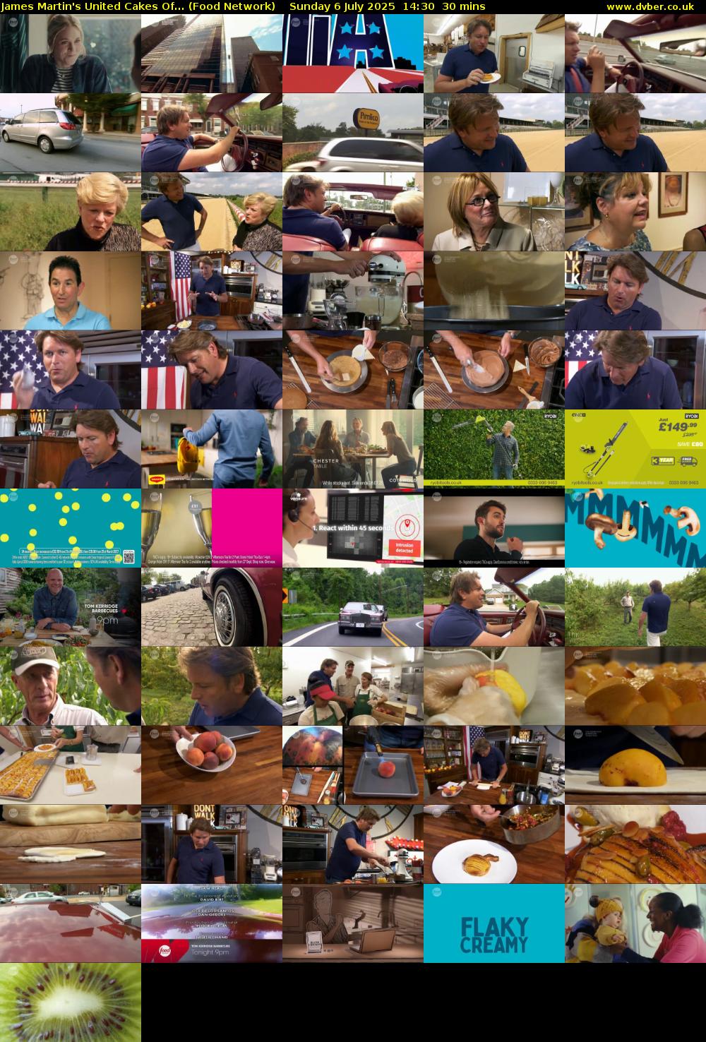 James Martin's United Cakes Of... (Food Network) Sunday 6 July 2025 14:30 - 15:00