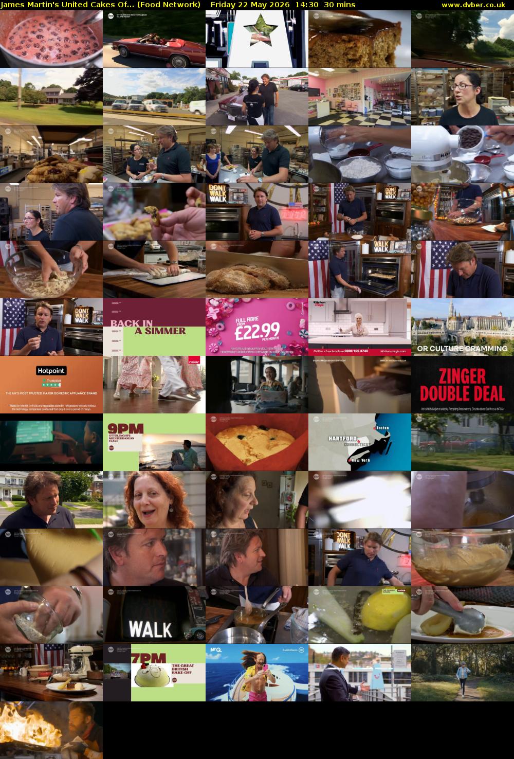 James Martin's United Cakes Of... (Food Network) Friday 22 May 2026 14:30 - 15:00