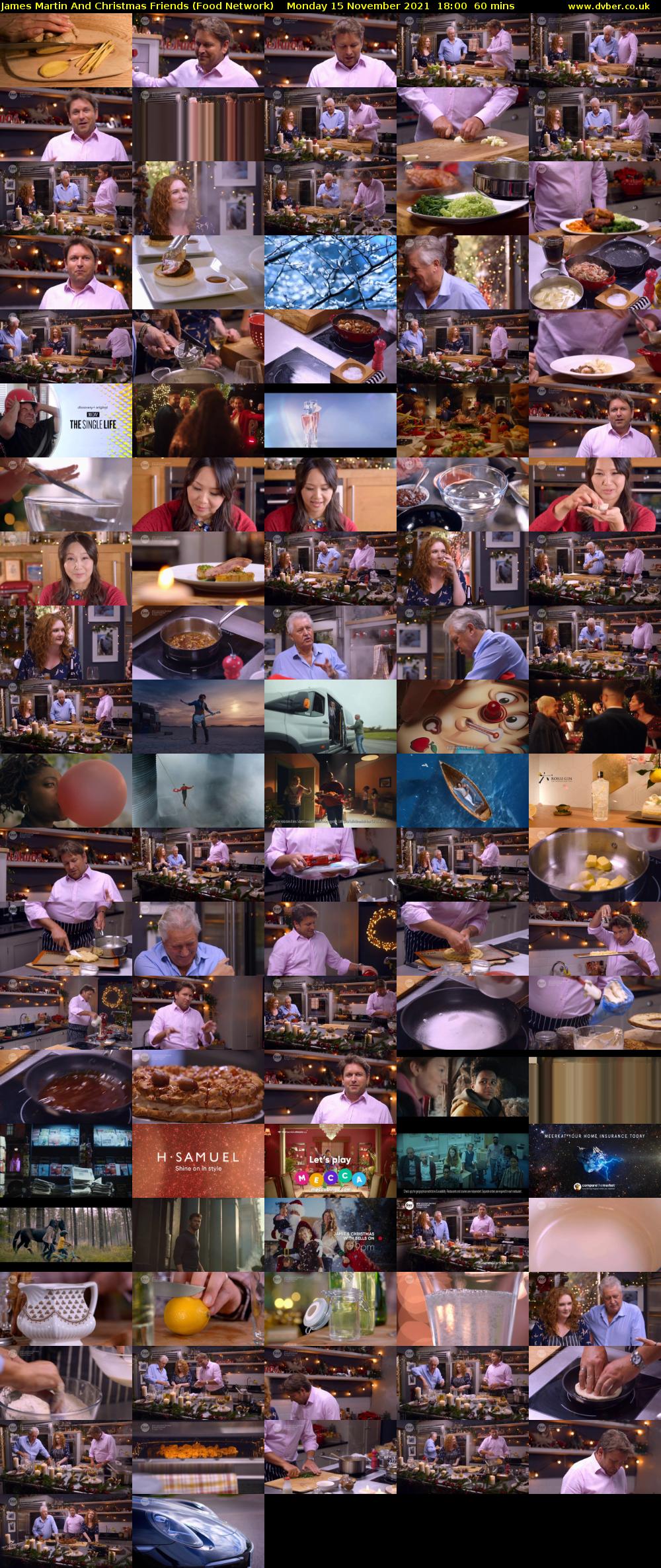 James Martin And Christmas Friends (Food Network) Monday 15 November 2021 18:00 - 19:00