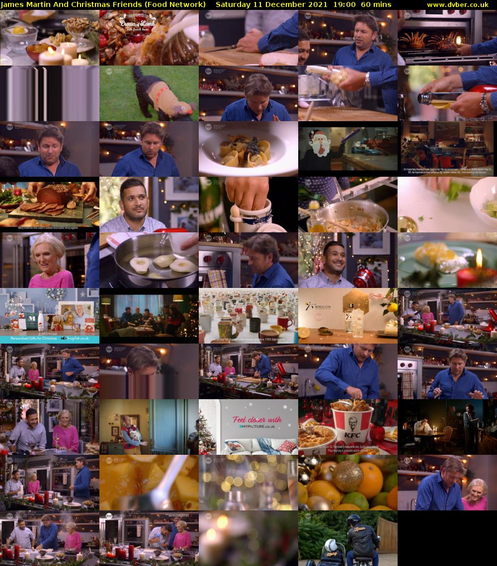 James Martin And Christmas Friends (Food Network) Saturday 11 December 2021 19:00 - 20:00