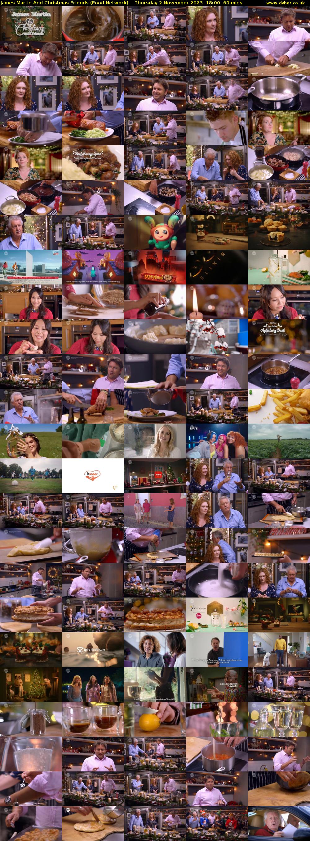 James Martin And Christmas Friends (Food Network) Thursday 2 November 2023 18:00 - 19:00
