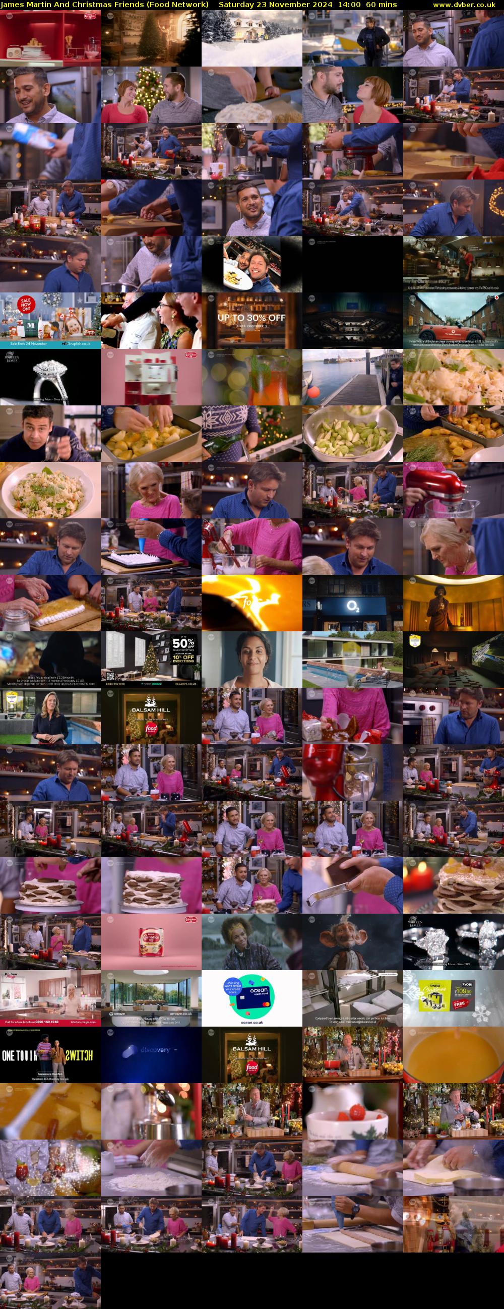 James Martin And Christmas Friends (Food Network) Saturday 23 November 2024 14:00 - 15:00