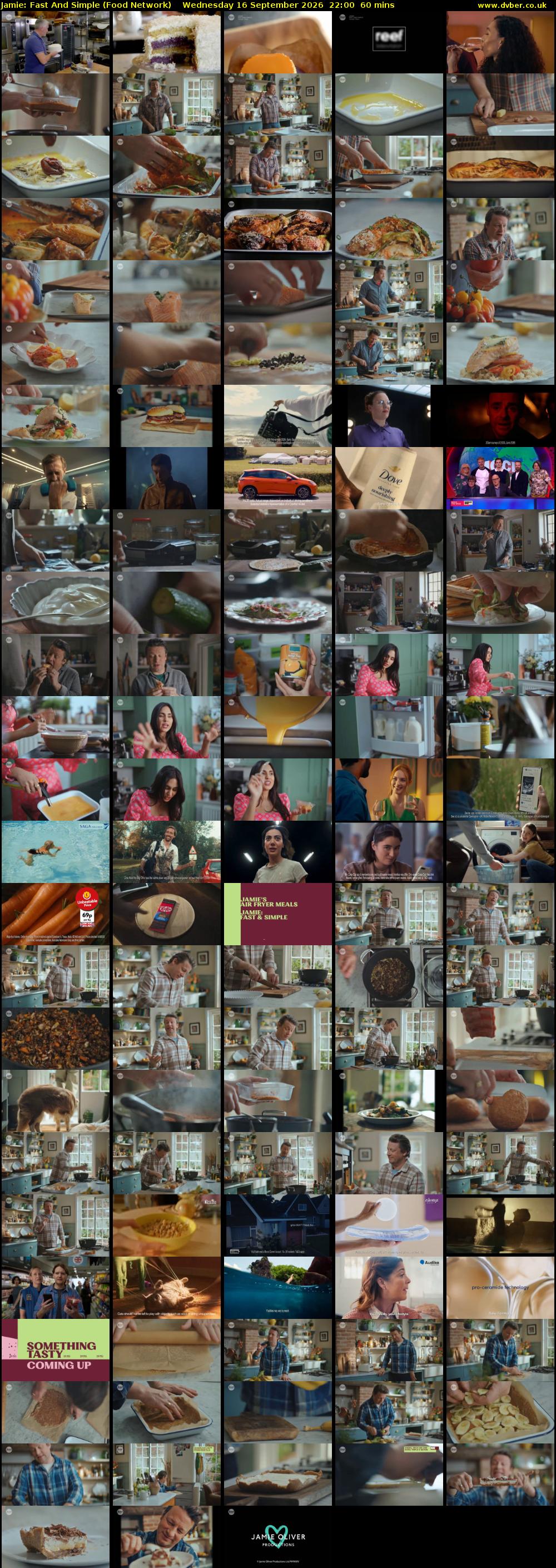 Jamie: Fast And Simple (Food Network) Wednesday 16 September 2026 22:00 - 23:00