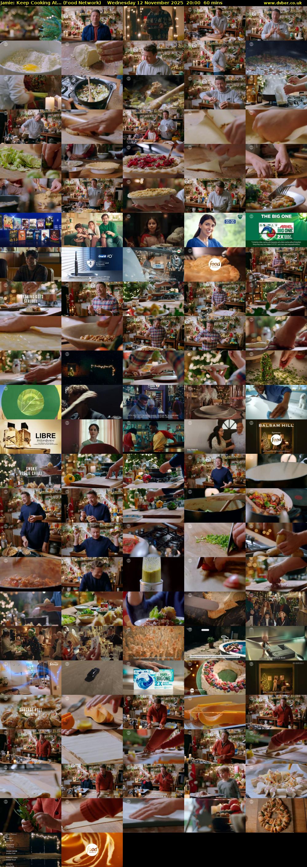 Jamie: Keep Cooking At... (Food Network) Wednesday 12 November 2025 20:00 - 21:00