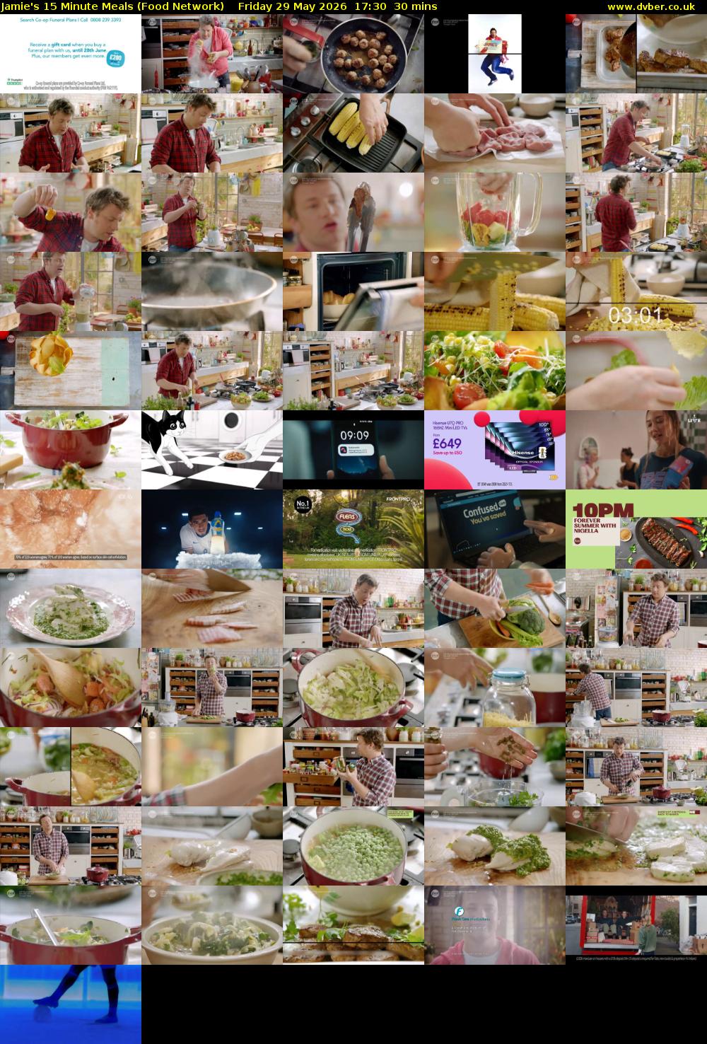 Jamie's 15 Minute Meals (Food Network) Friday 29 May 2026 17:30 - 18:00