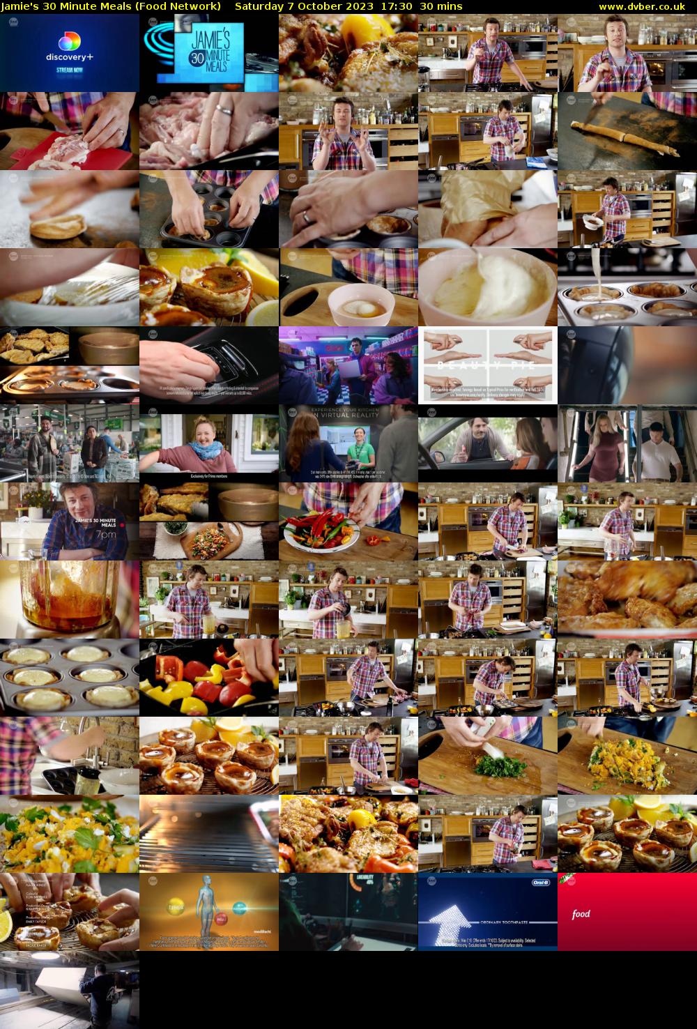 Jamie's 30 Minute Meals (Food Network) Saturday 7 October 2023 17:30 - 18:00