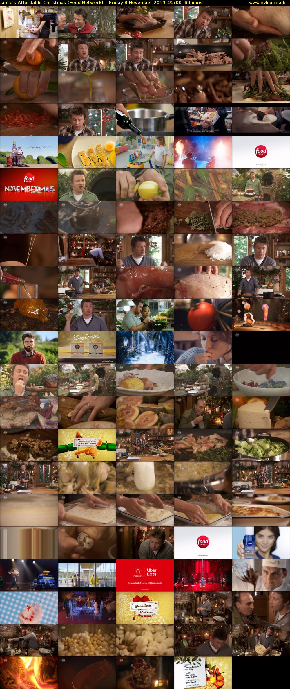 Jamie's Affordable Christmas (Food Network) Friday 8 November 2019 22:00 - 23:00