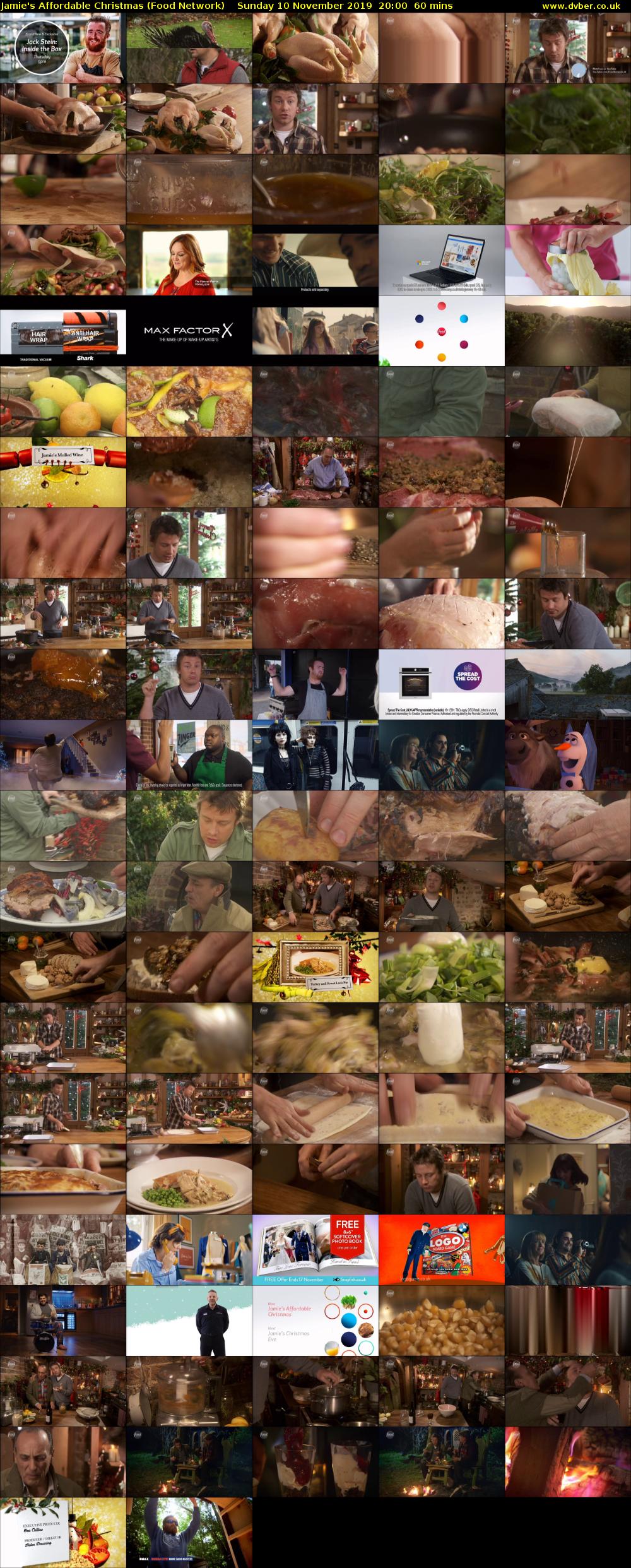 Jamie's Affordable Christmas (Food Network) Sunday 10 November 2019 20:00 - 21:00