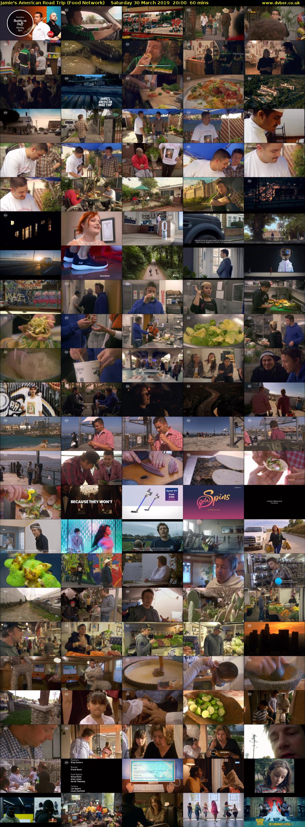 Jamie's American Road Trip (Food Network) Saturday 30 March 2019 20:00 - 21:00