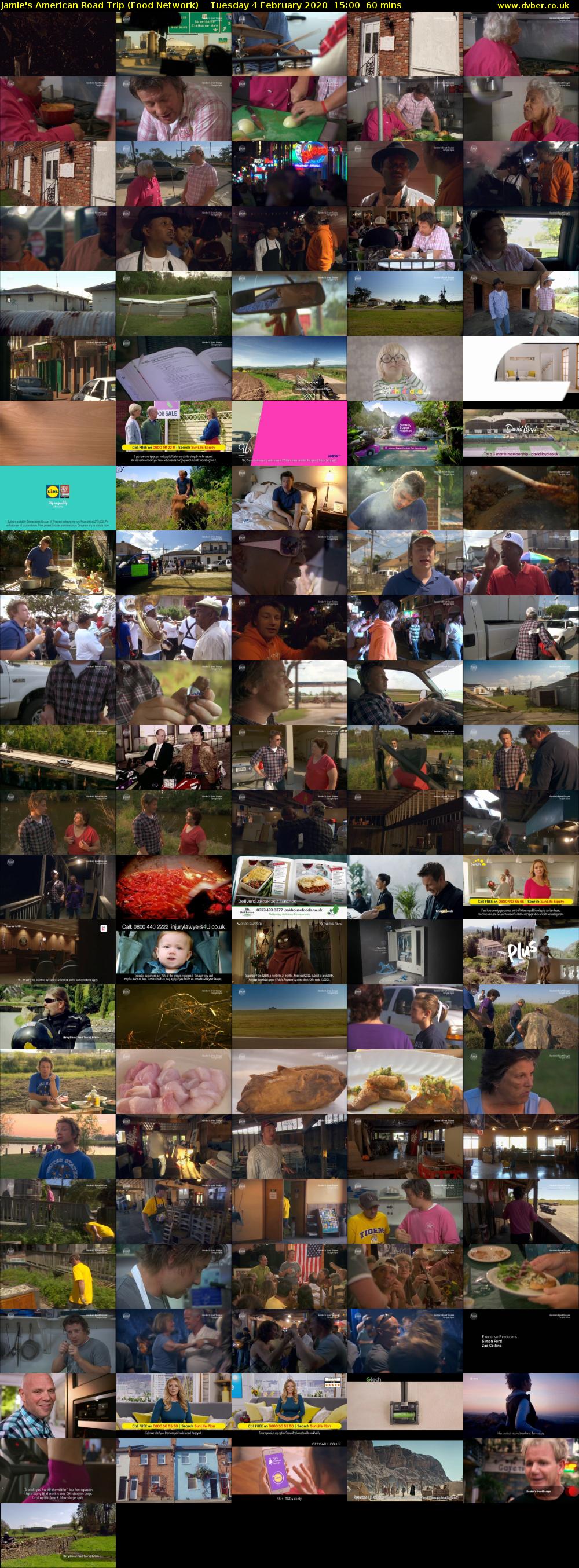 Jamie's American Road Trip (Food Network) Tuesday 4 February 2020 15:00 - 16:00