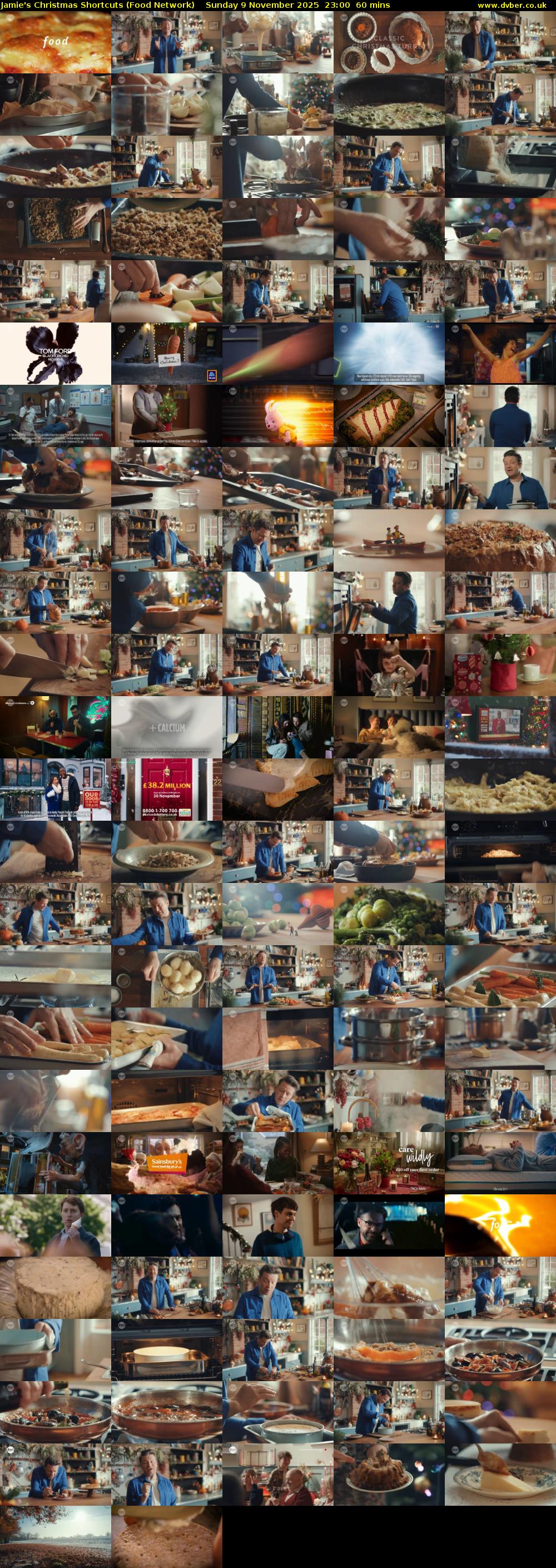 Jamie's Christmas Shortcuts (Food Network) Sunday 9 November 2025 23:00 - 00:00