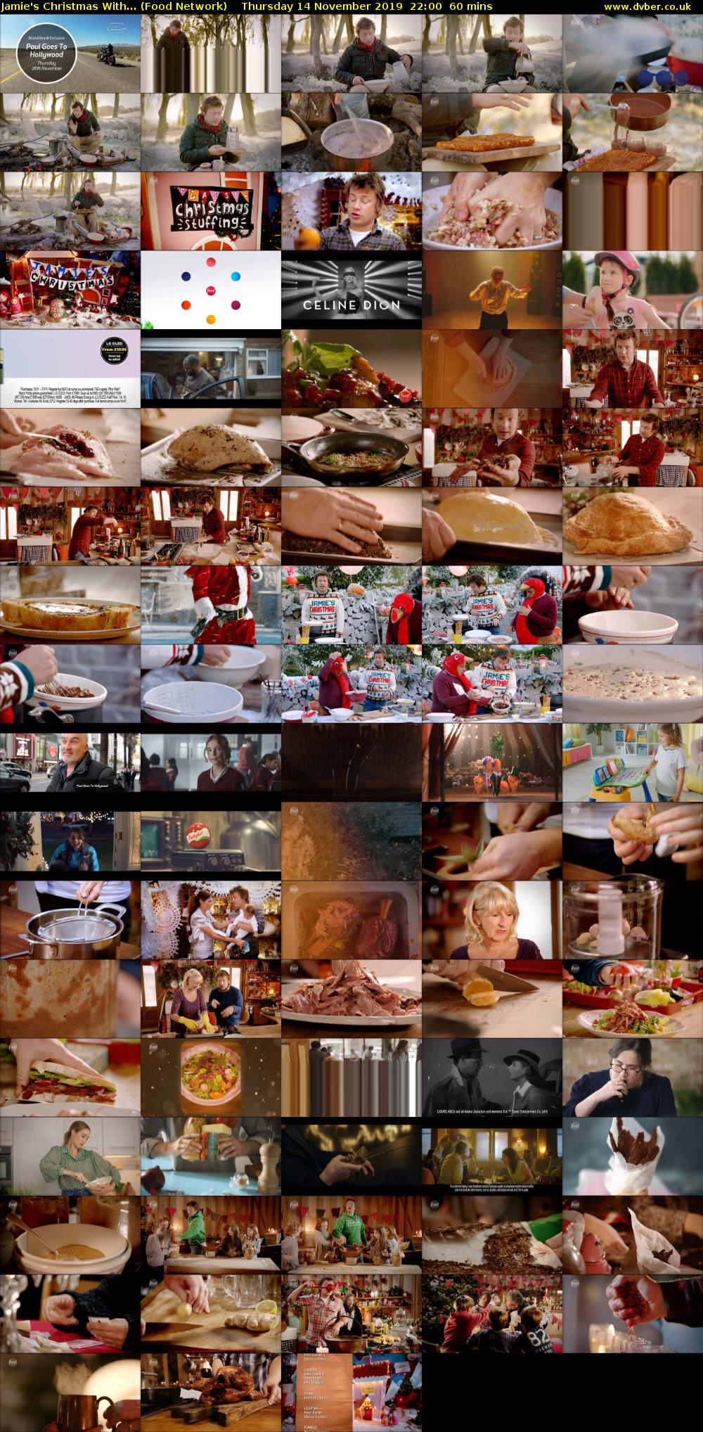 Jamie's Christmas With... (Food Network) Thursday 14 November 2019 22:00 - 23:00