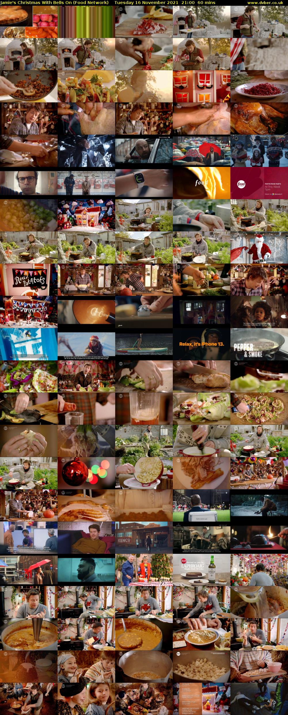 Jamie's Christmas With Bells On (Food Network) Tuesday 16 November 2021 21:00 - 22:00