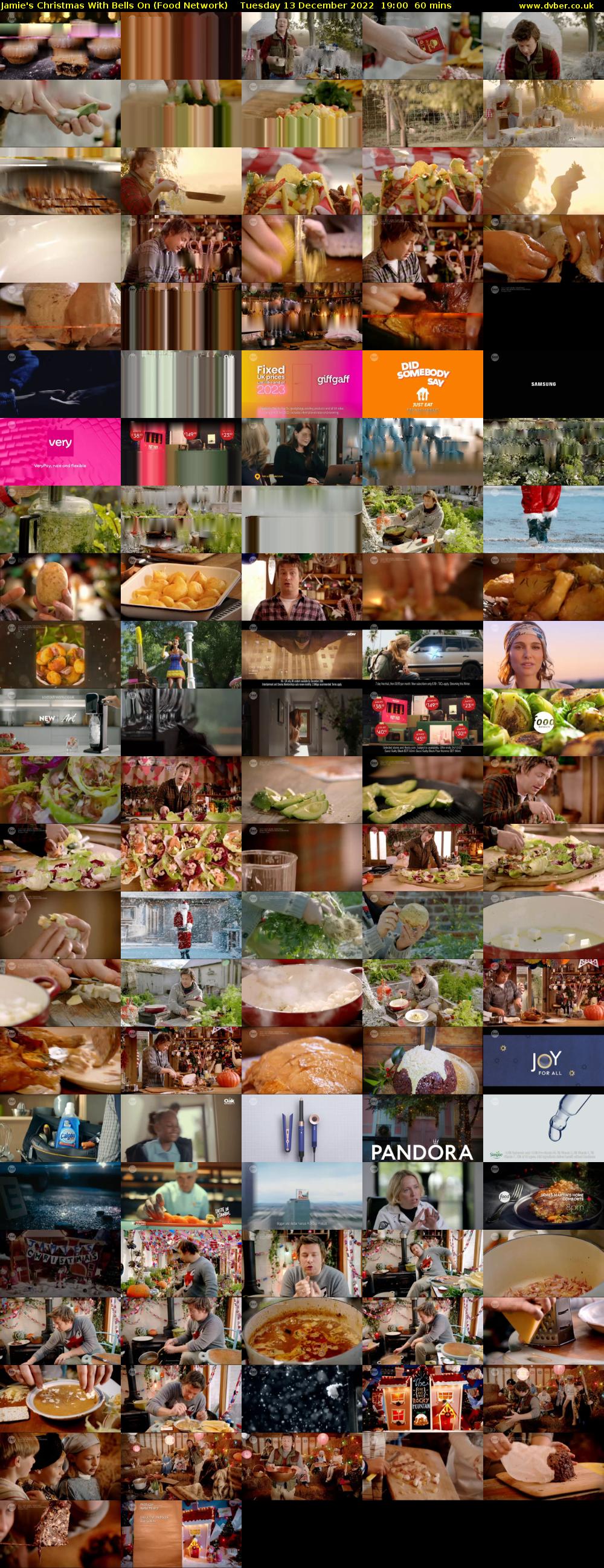 Jamie's Christmas With Bells On (Food Network) Tuesday 13 December 2022 19:00 - 20:00