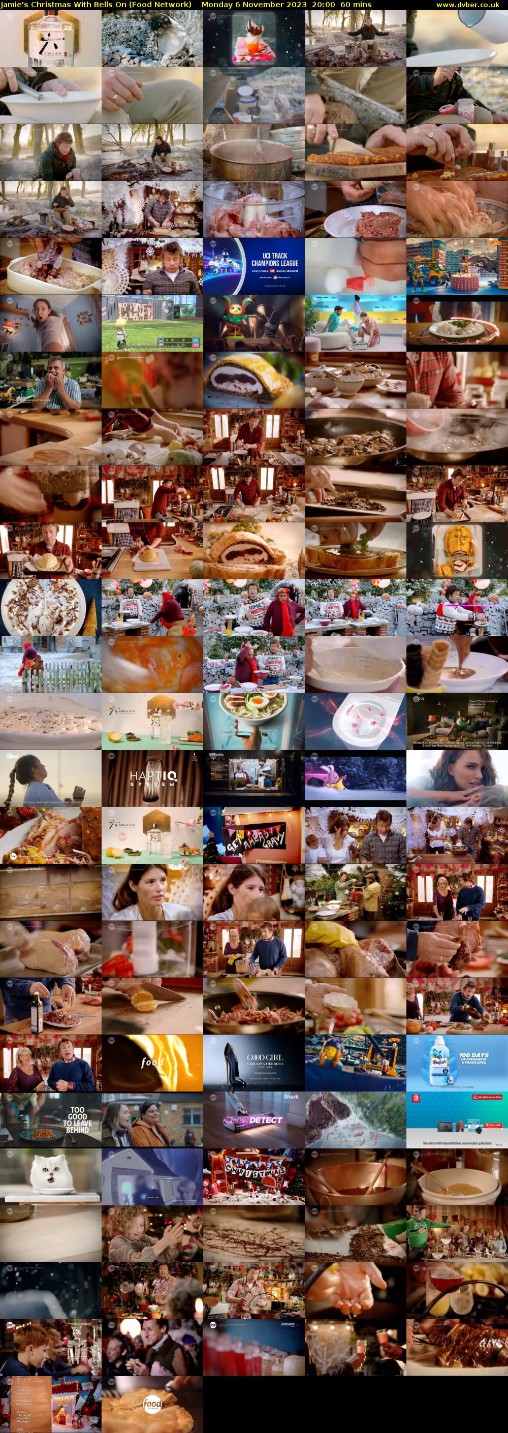 Jamie's Christmas With Bells On (Food Network) Monday 6 November 2023 20:00 - 21:00