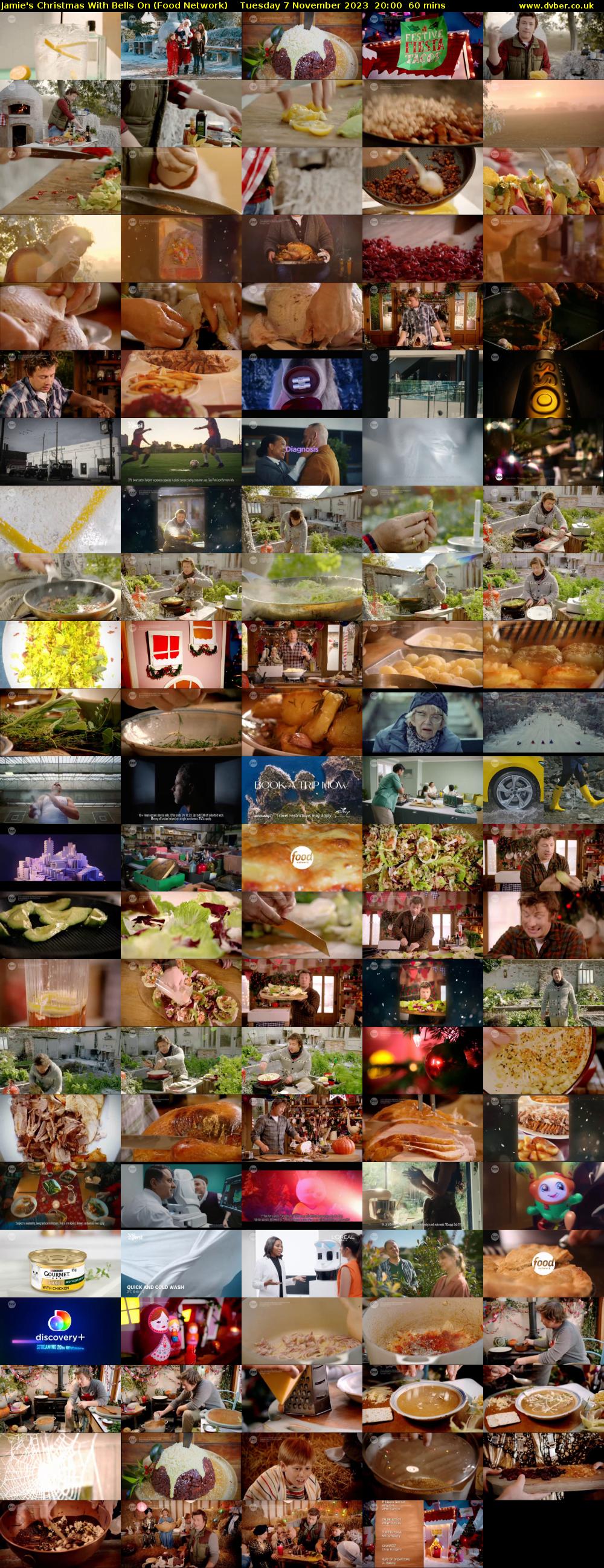 Jamie's Christmas With Bells On (Food Network) Tuesday 7 November 2023 20:00 - 21:00