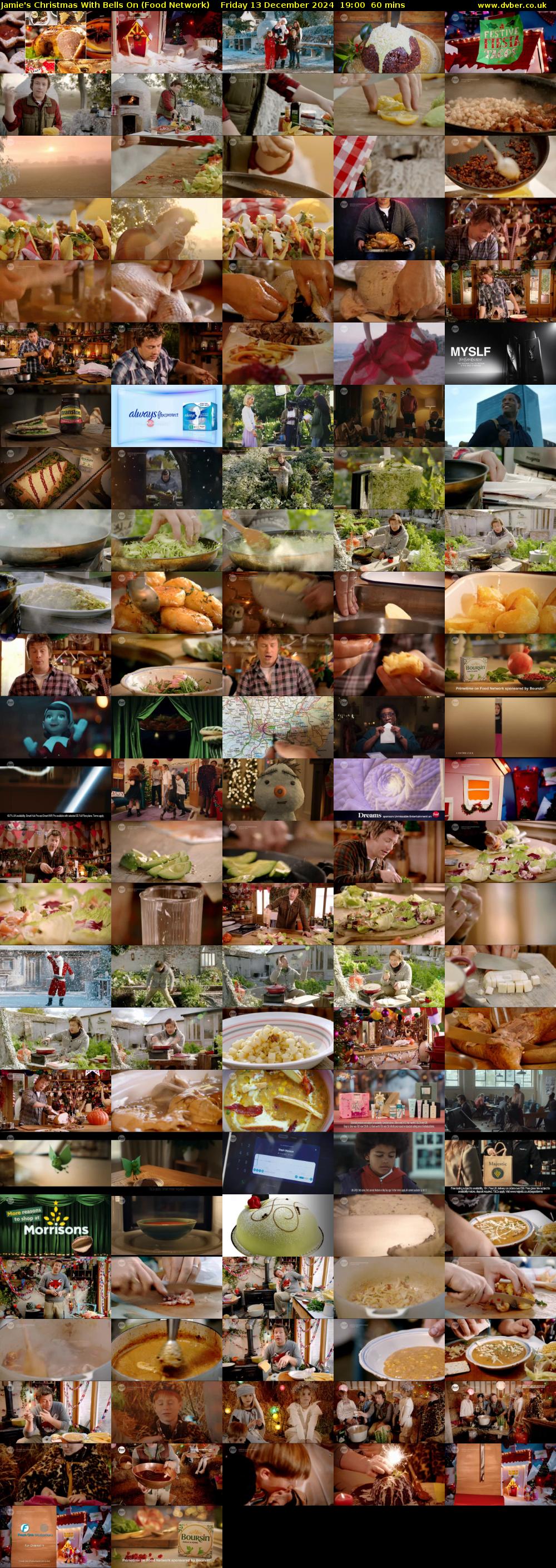 Jamie's Christmas With Bells On (Food Network) Friday 13 December 2024 19:00 - 20:00