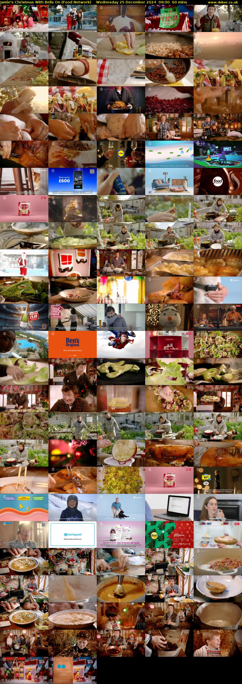 Jamie's Christmas With Bells On (Food Network) Wednesday 25 December 2024 09:00 - 10:00