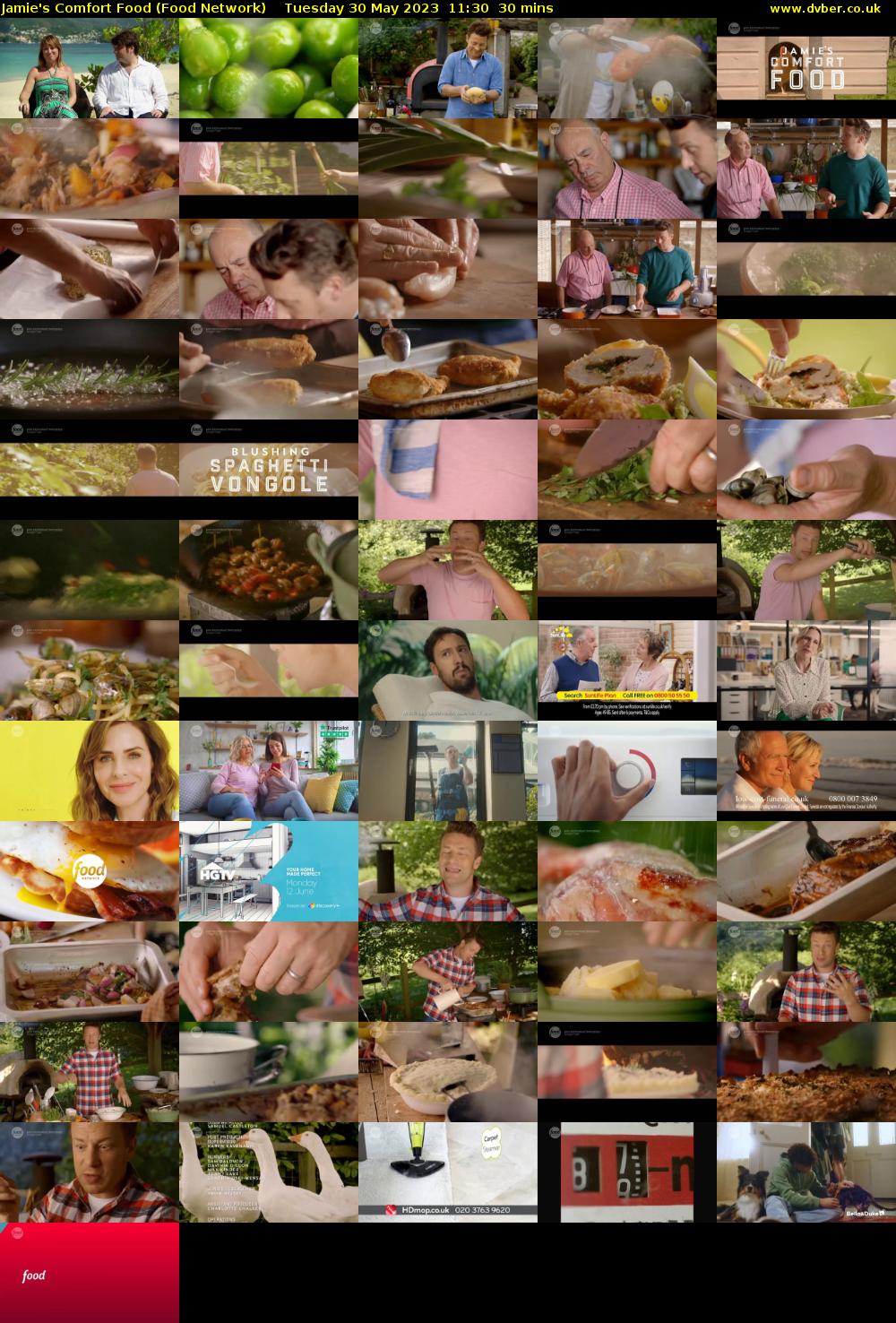 Jamie's Comfort Food (Food Network) Tuesday 30 May 2023 11:30 - 12:00