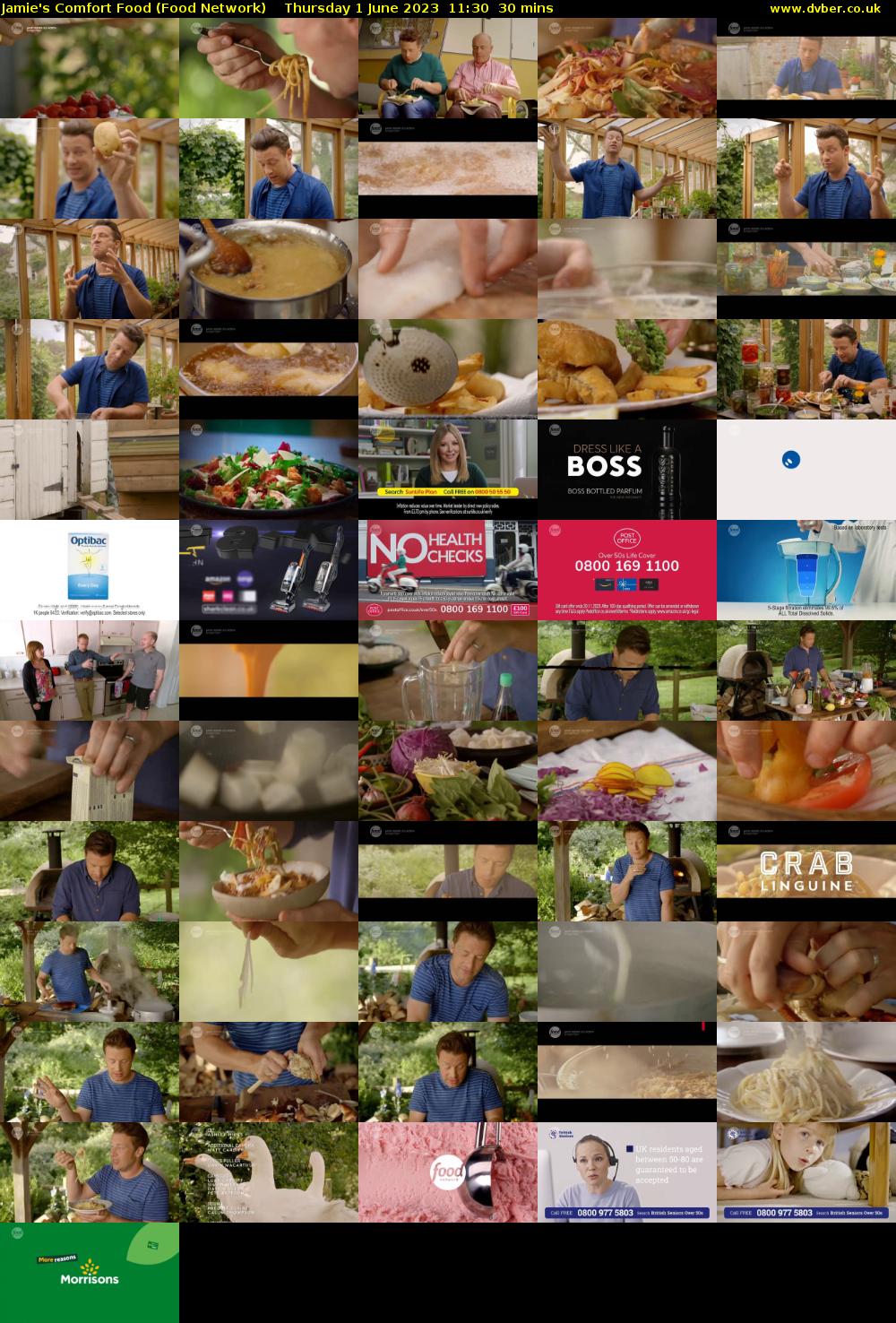 Jamie's Comfort Food (Food Network) Thursday 1 June 2023 11:30 - 12:00
