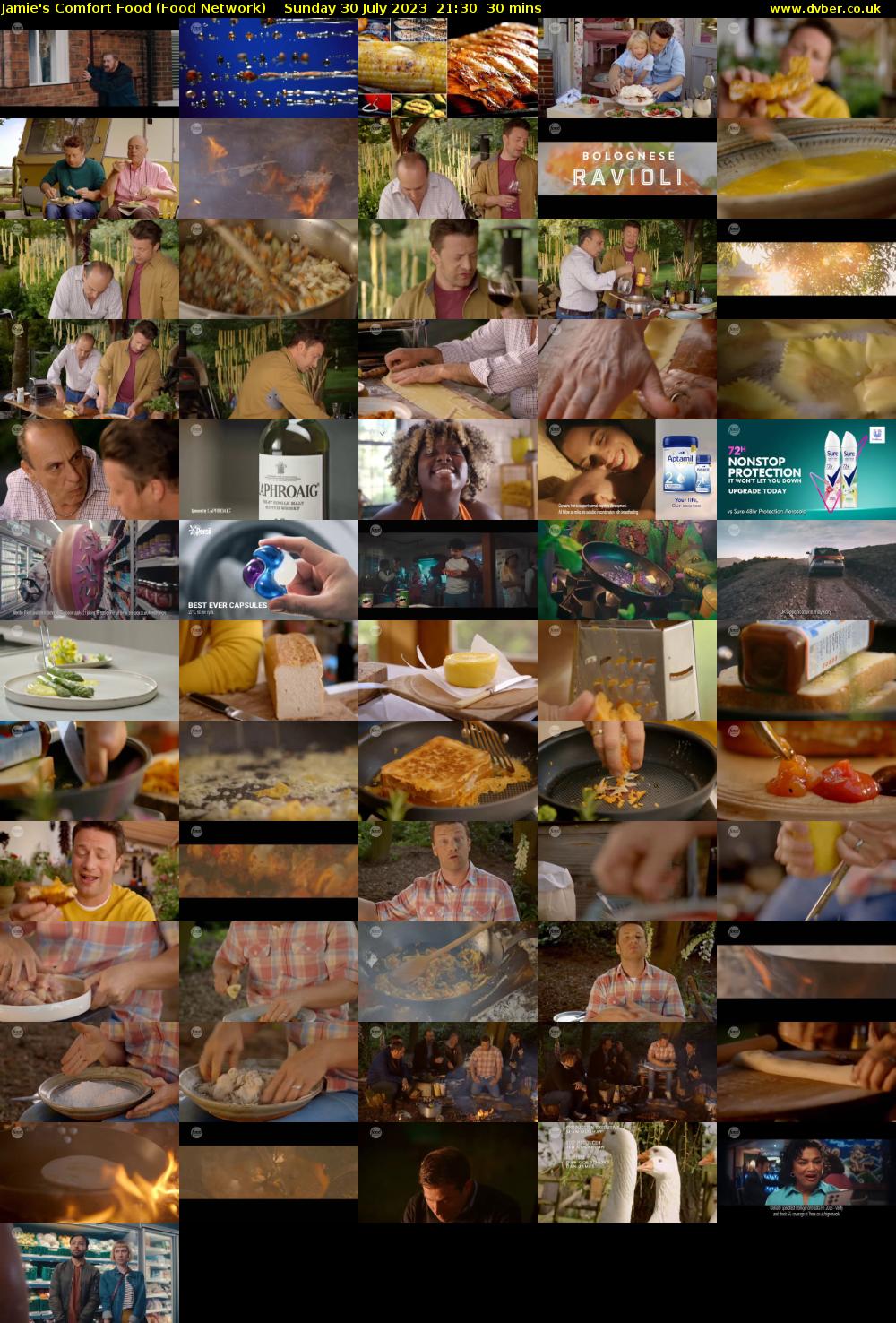 Jamie's Comfort Food (Food Network) Sunday 30 July 2023 21:30 - 22:00