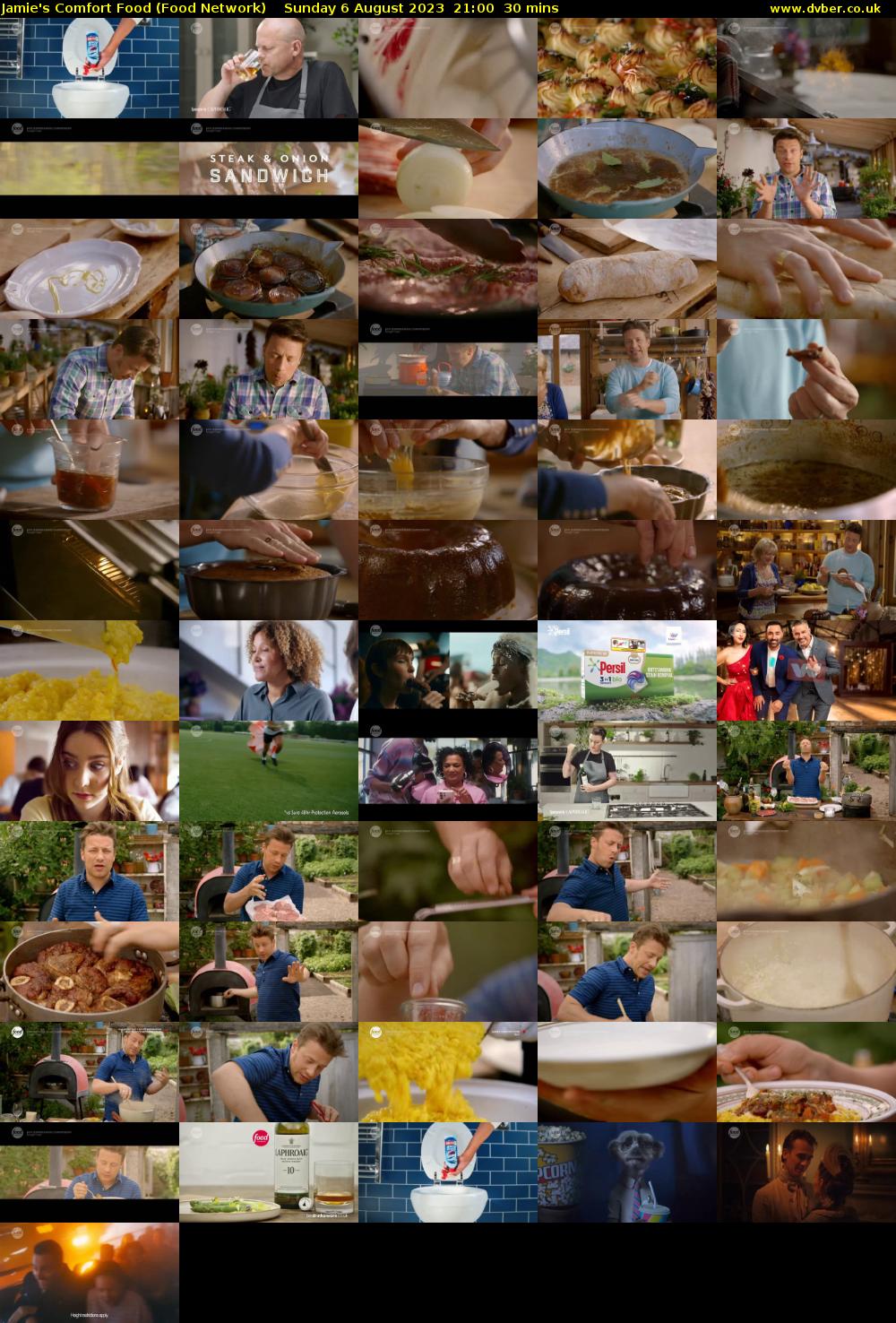 Jamie's Comfort Food (Food Network) Sunday 6 August 2023 21:00 - 21:30