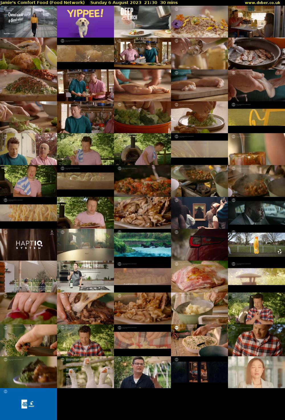 Jamie's Comfort Food (Food Network) Sunday 6 August 2023 21:30 - 22:00