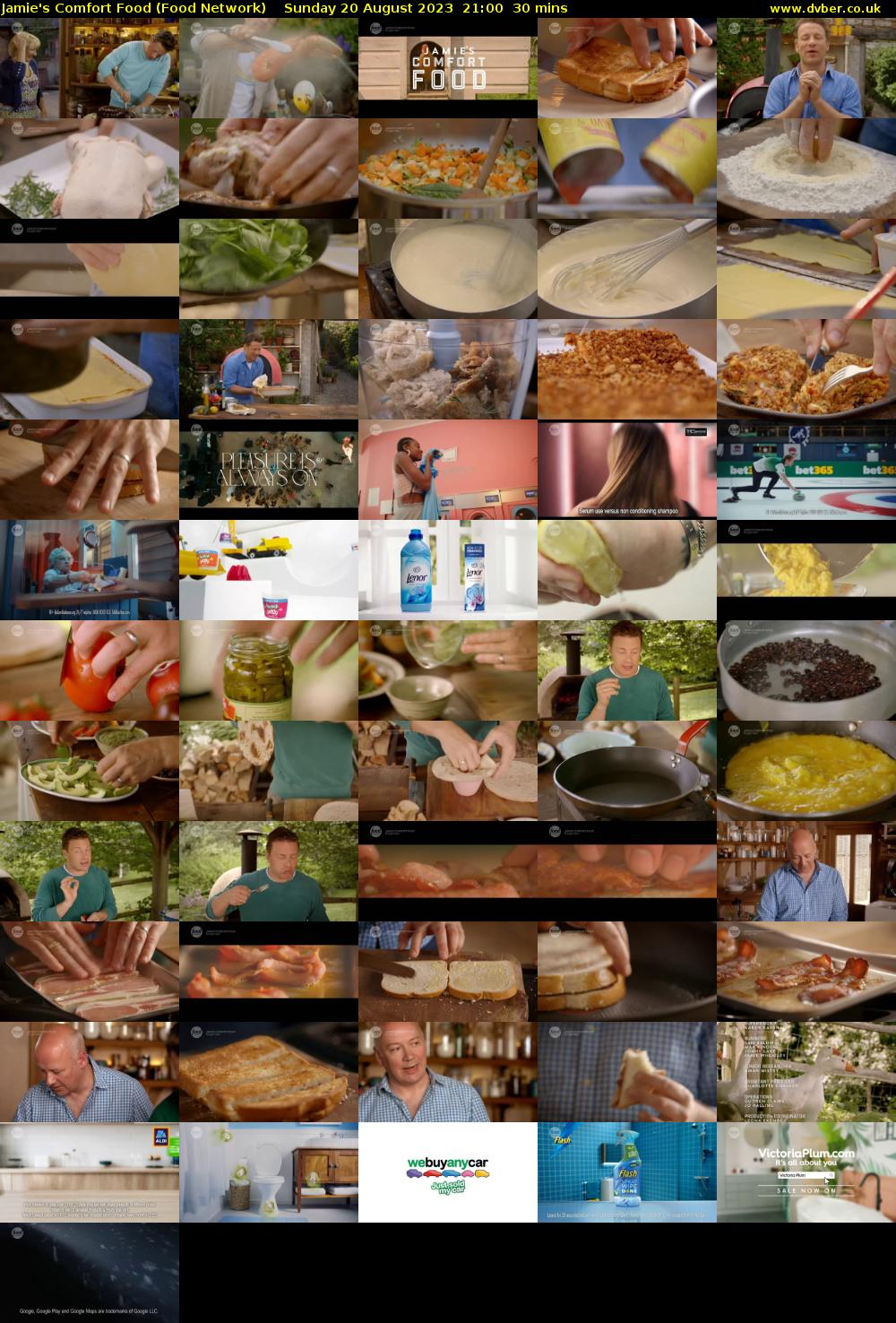 Jamie's Comfort Food (Food Network) Sunday 20 August 2023 21:00 - 21:30