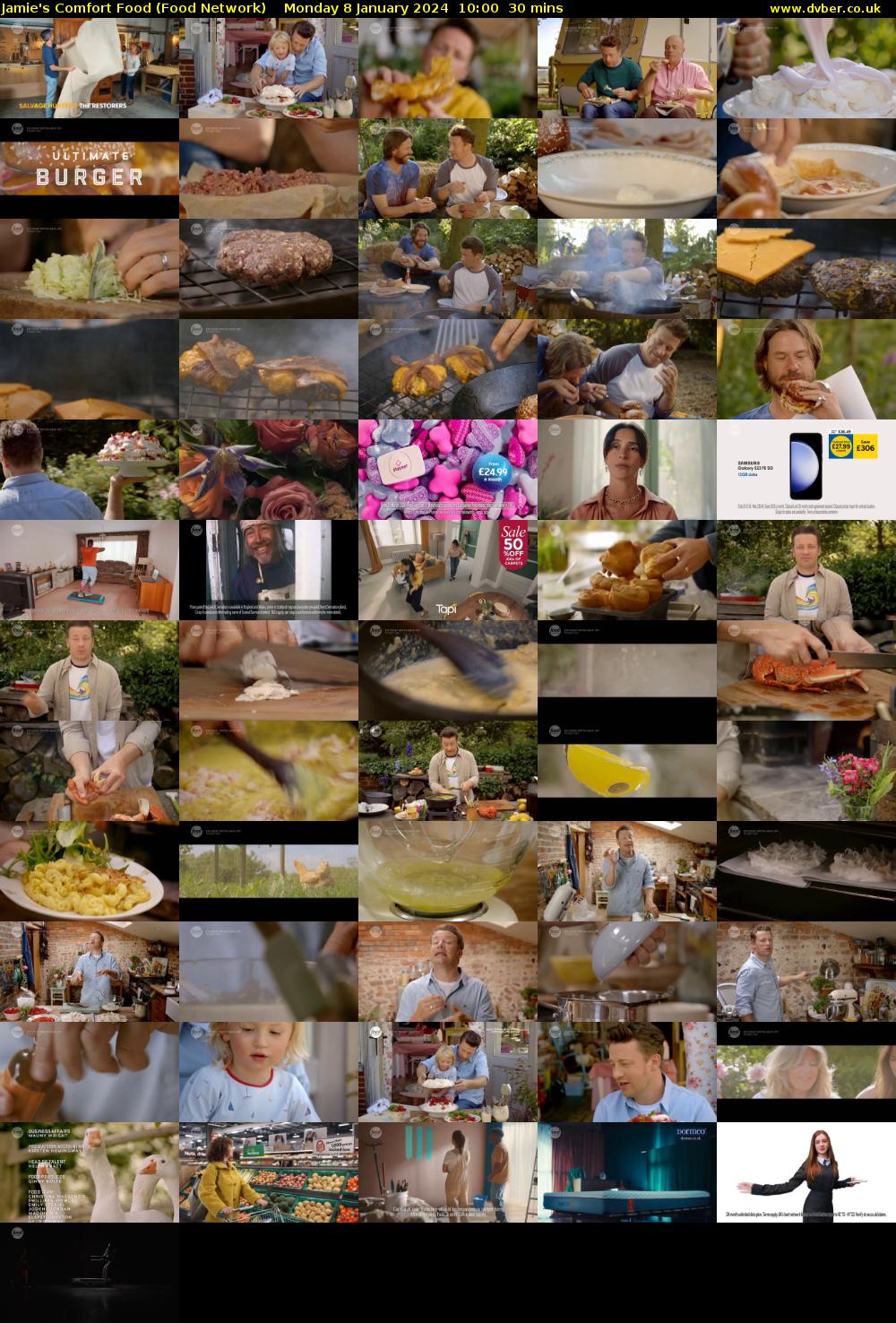 Jamie's Comfort Food (Food Network) Monday 8 January 2024 10:00 - 10:30